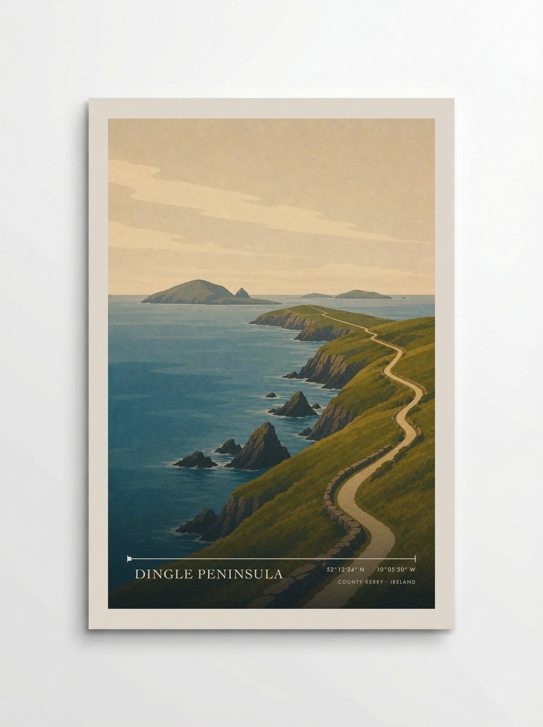 Dingle Peninsula Travel Poster - Poster