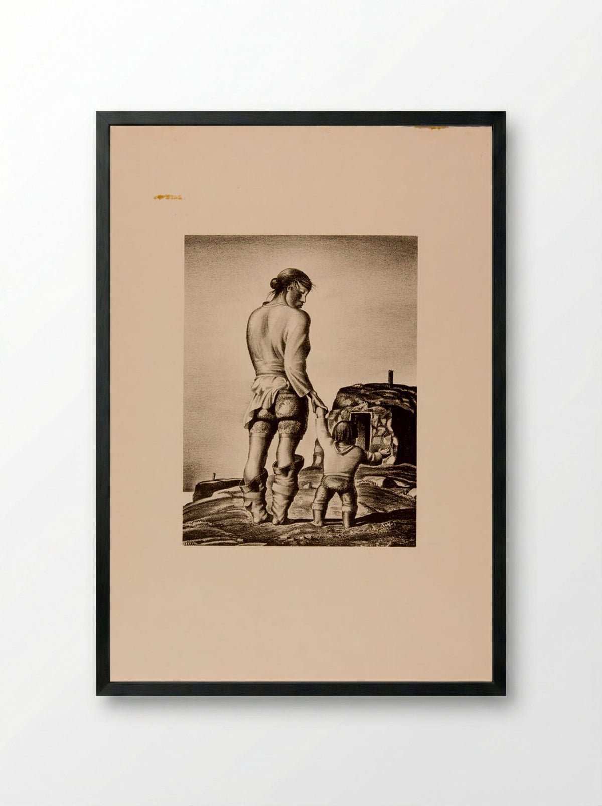 Dirty Debora - Rockwell Kent - Framed Print Black