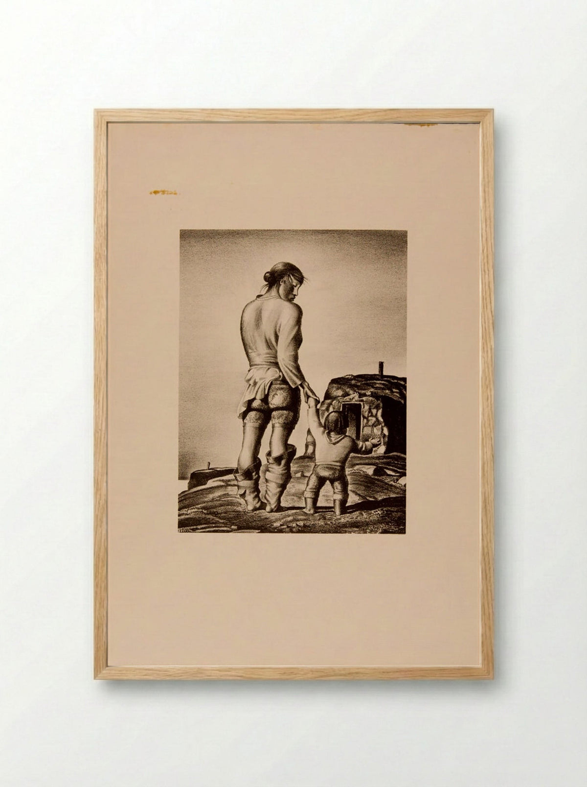 Dirty Debora - Rockwell Kent - Framed Print Wood