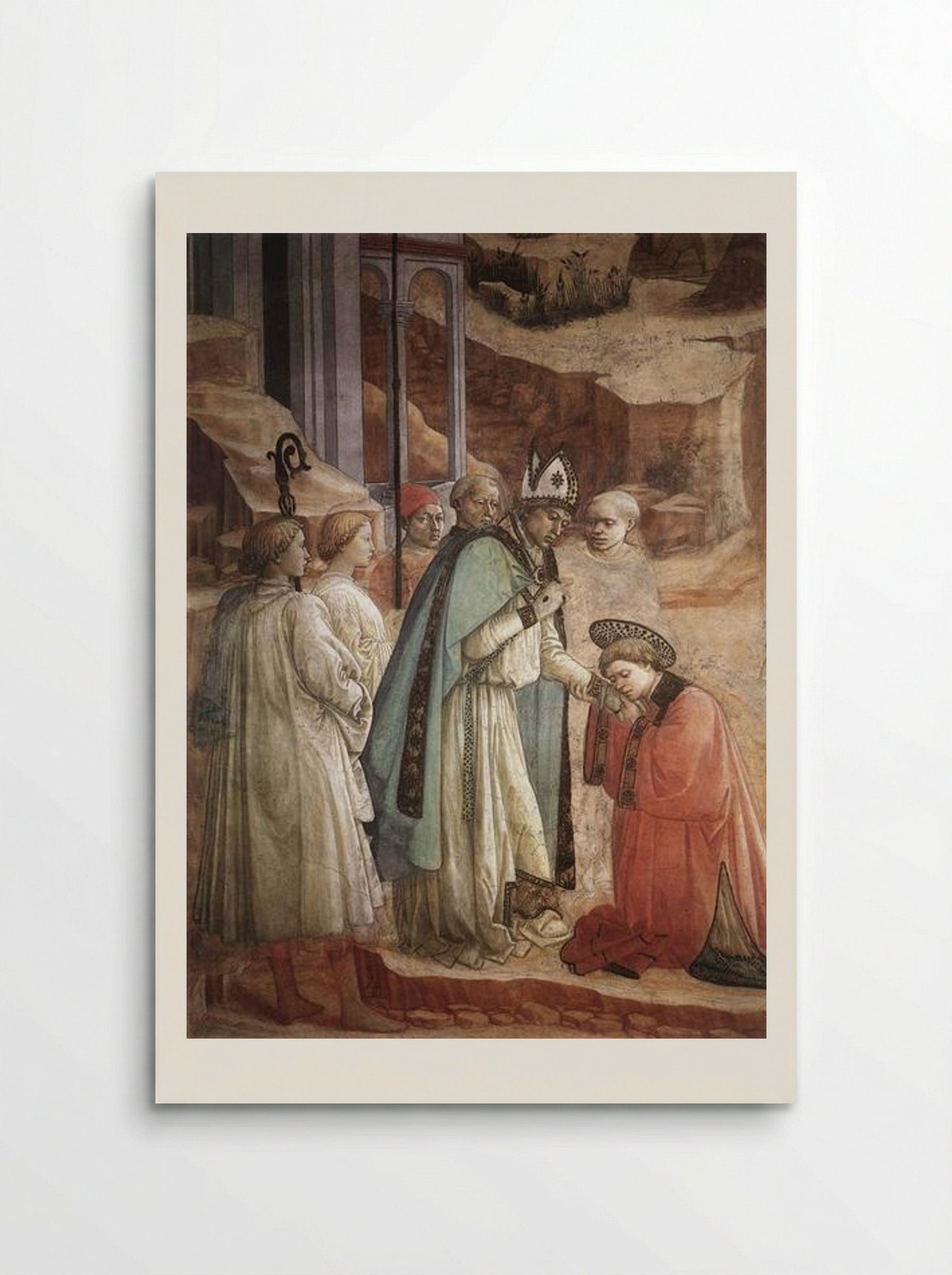 Disputation in the Synagogue (detail) - Filippo Lippi - Poster