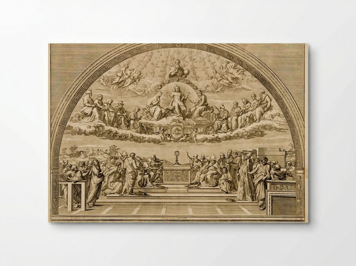 Dispute of the Sacrament - Francesco Faraone Aquila - Poster