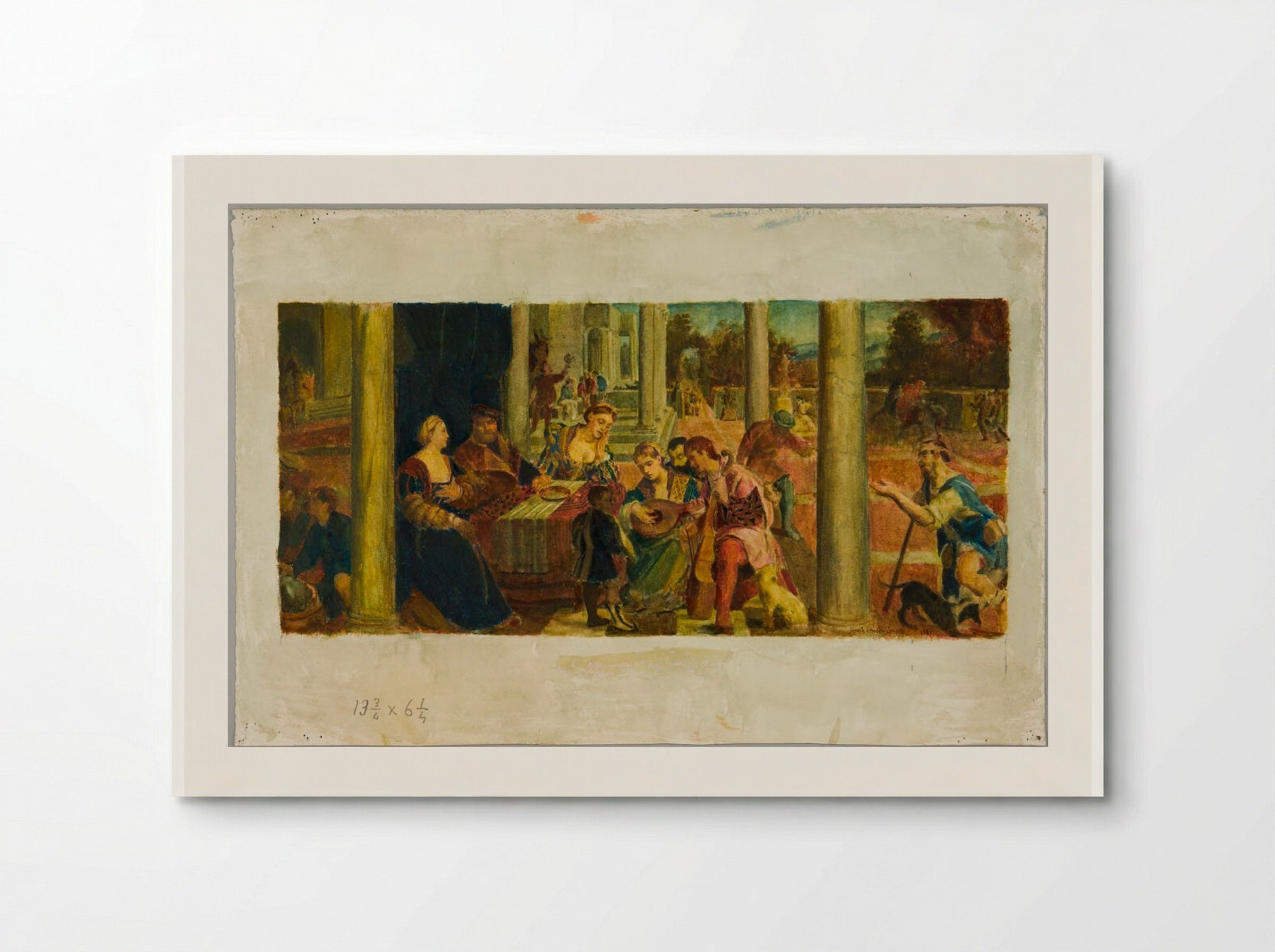 Dives and Lazarus, after Bonifacio Veronese - Joseph Lindon Smith - Poster