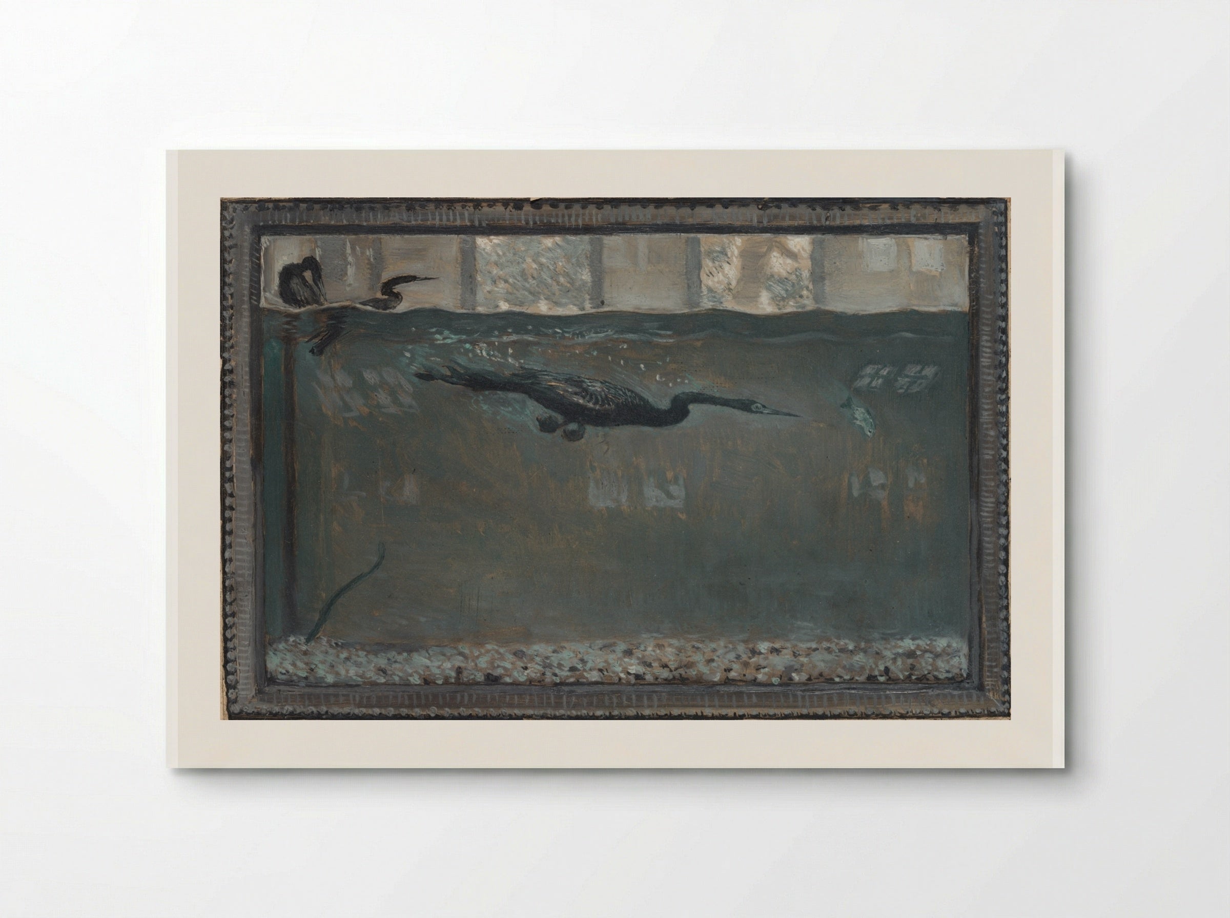 Diving Cormorant - Otto H. Bacher - Poster