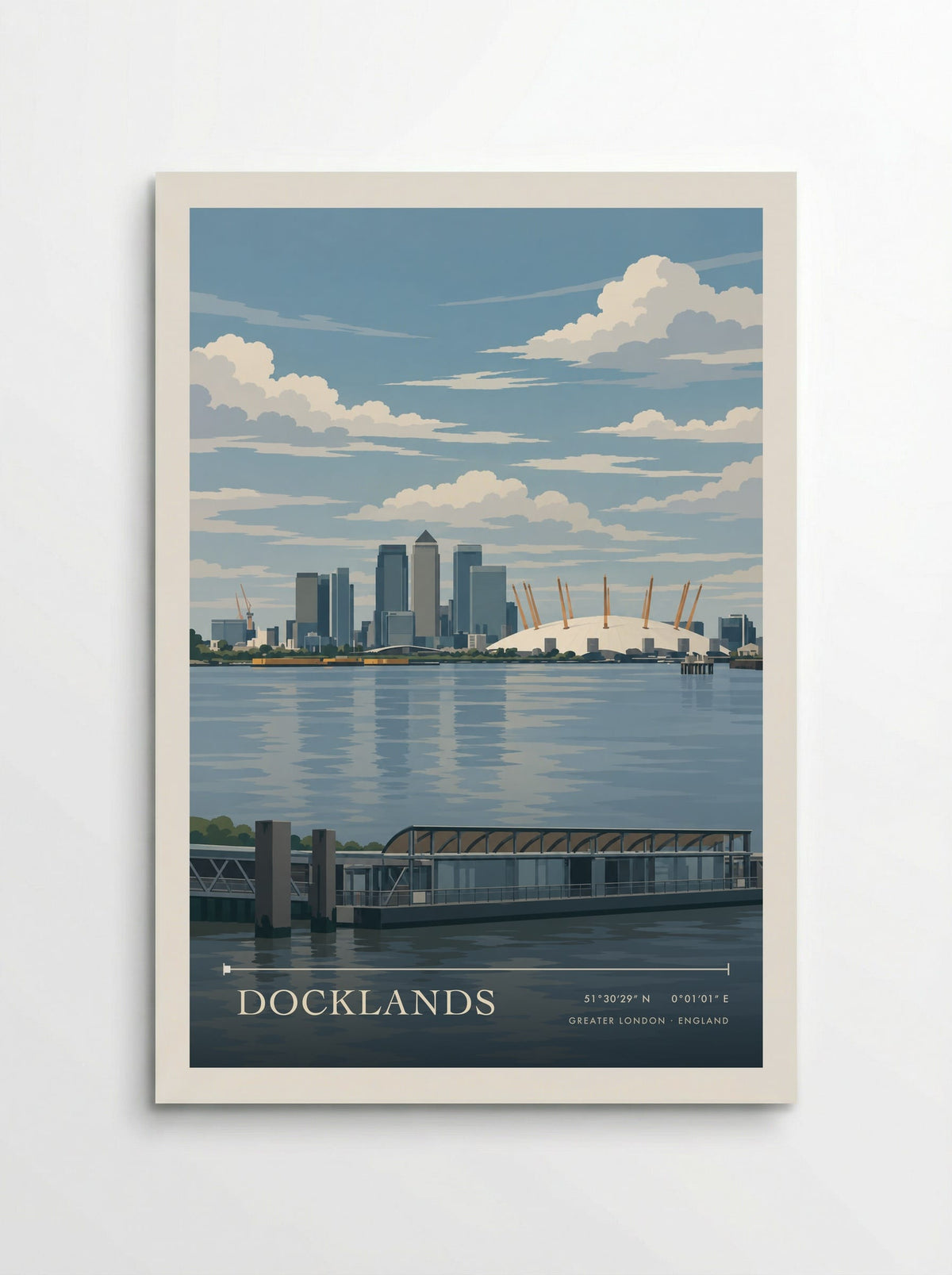 Docklands, Greater London | Travel Poster - Poster