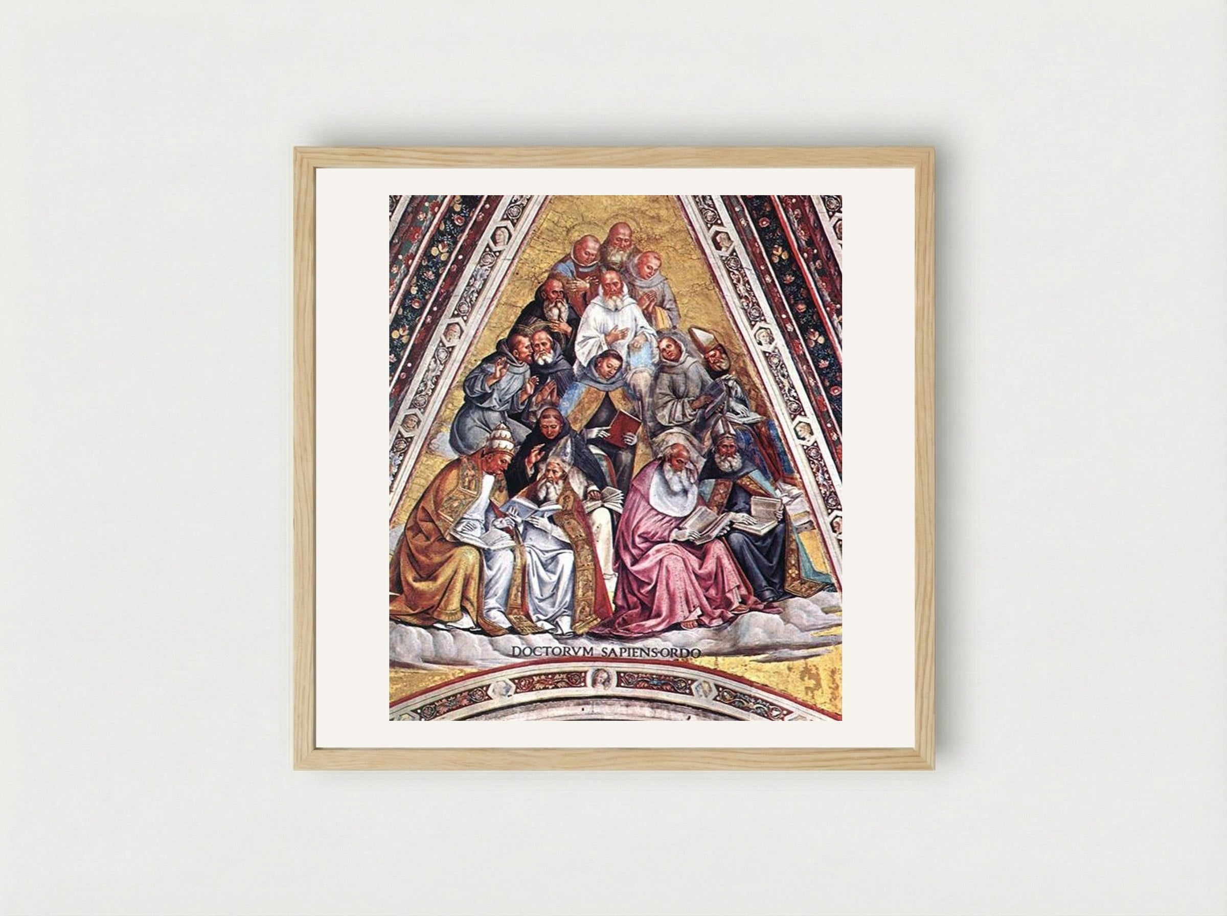 Doctors of the Church - Luca Signorelli - Framed Print Wood