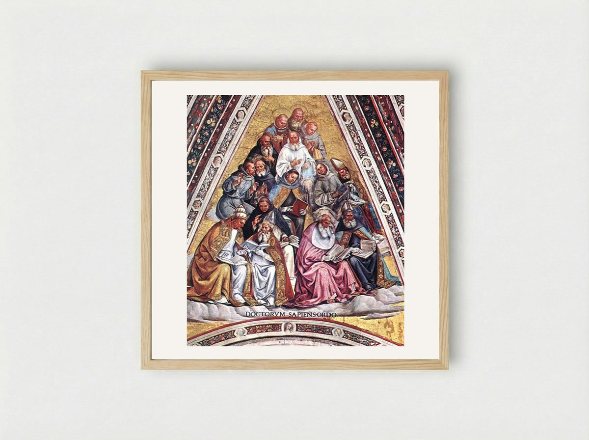 Doctors of the Church - Luca Signorelli - Framed Print Wood