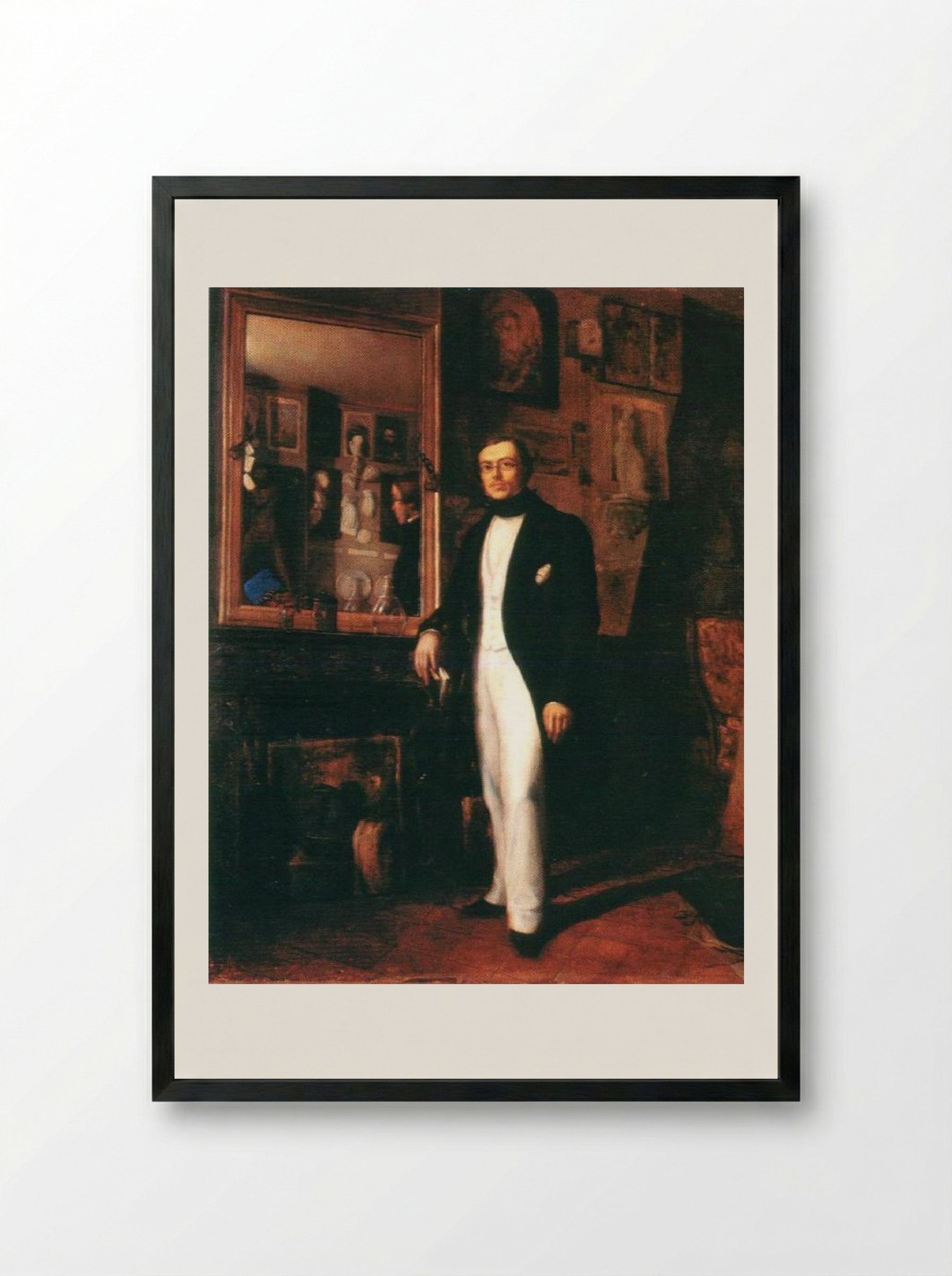 Doctorul Grunau - Constantin Daniel Rosenthal - Framed Print Black