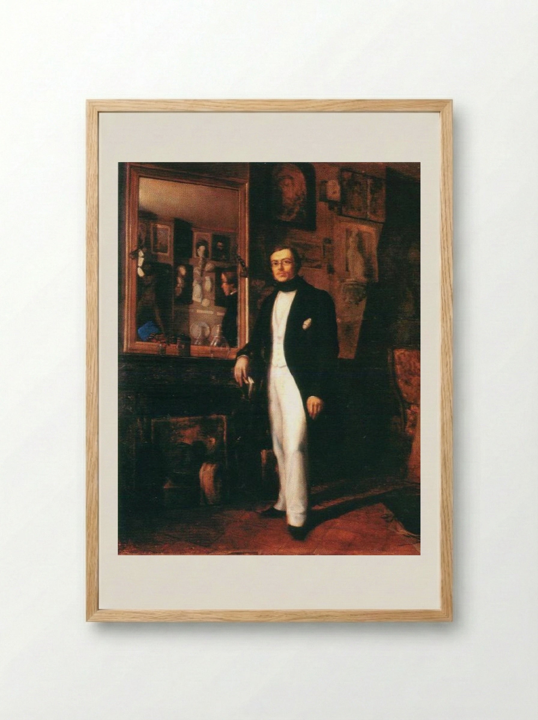 Doctorul Grunau - Constantin Daniel Rosenthal - Framed Print Wood