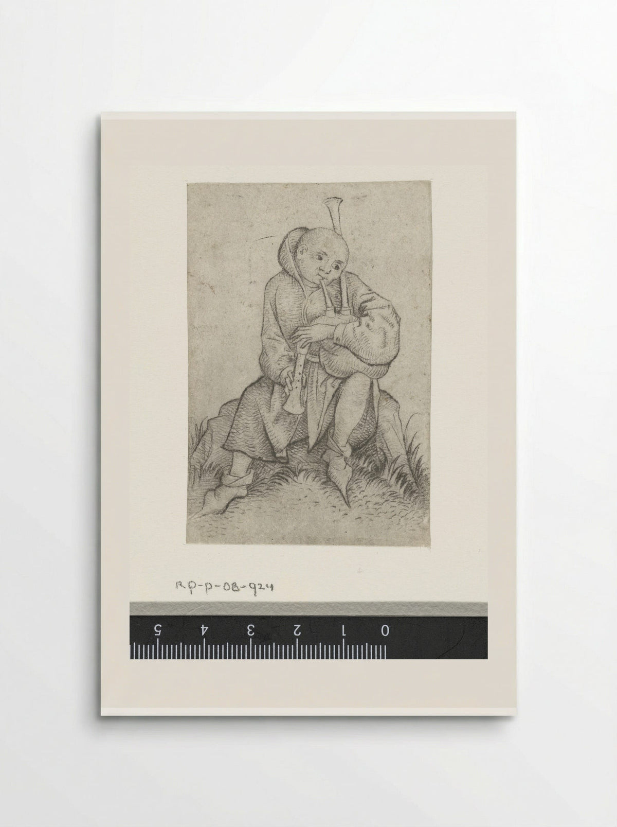 Doedelzakspeler - Master of the Amsterdam Cabinet - Poster