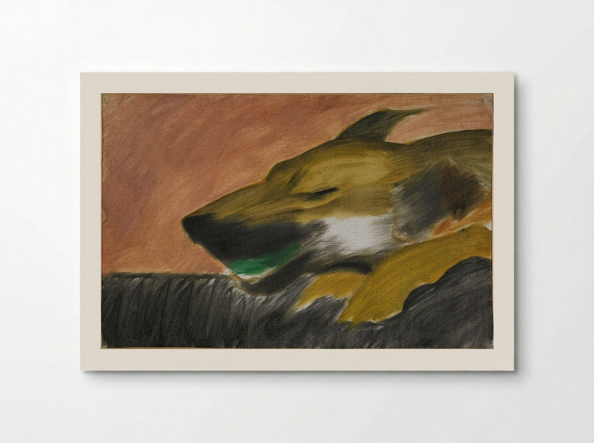 Dog in Motion - Joseph Stella - Poster