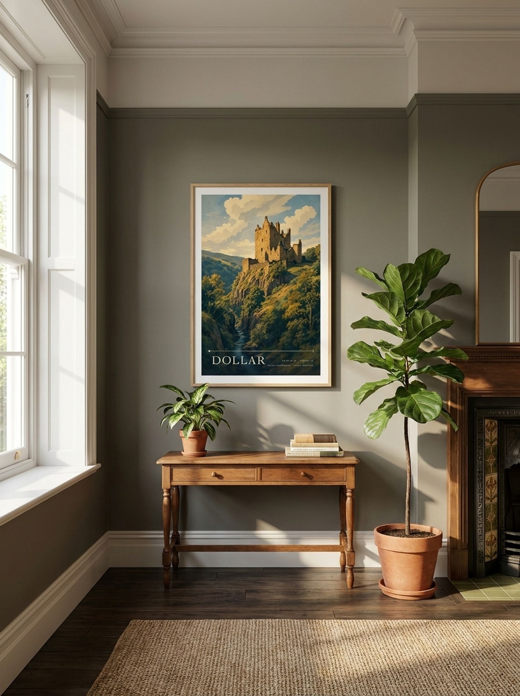Dollar Clackmannanshire United Kingdom Travel Poster - Lifestyle