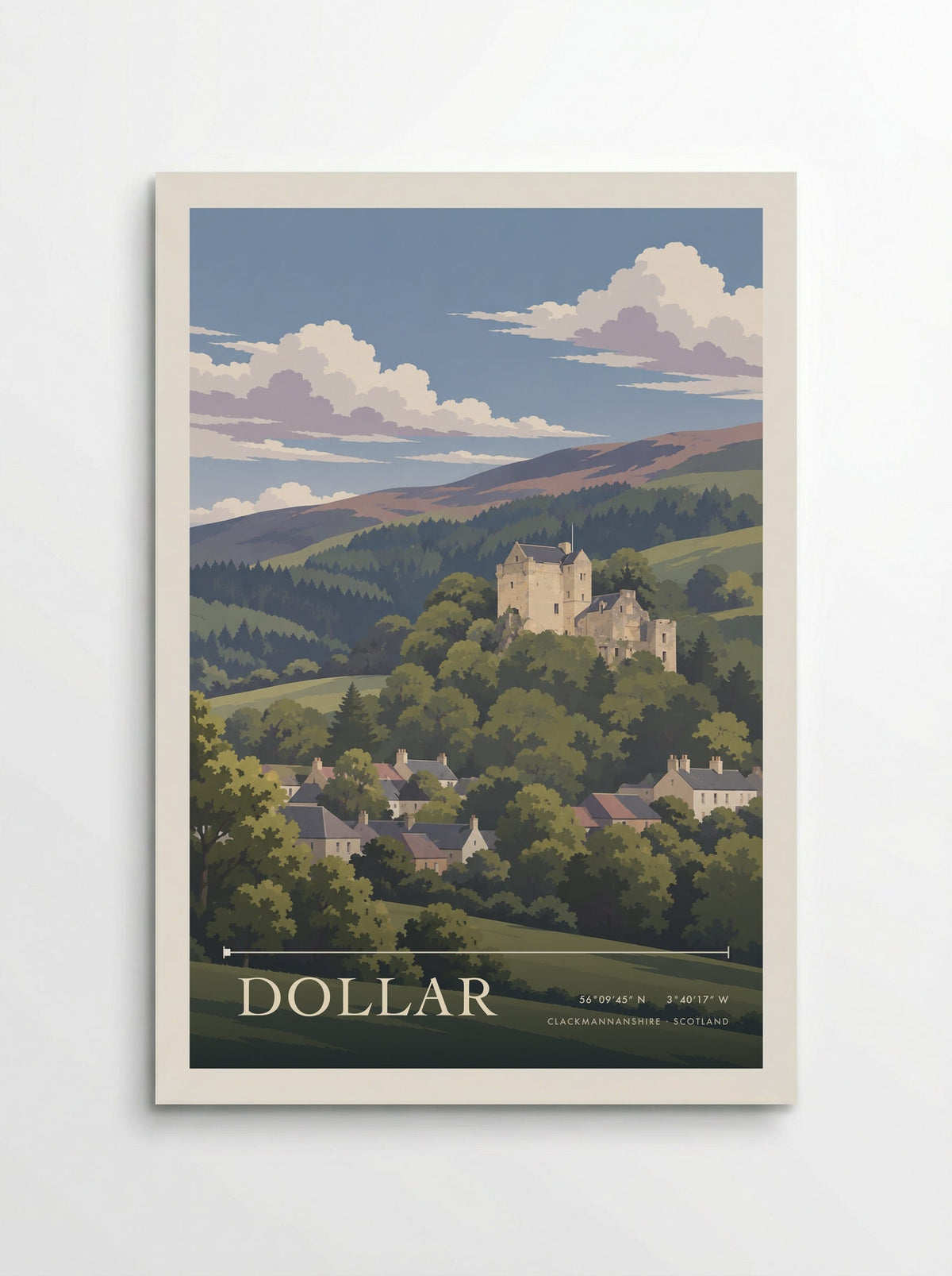 Dollar, Clackmannanshire | Travel Poster - Poster