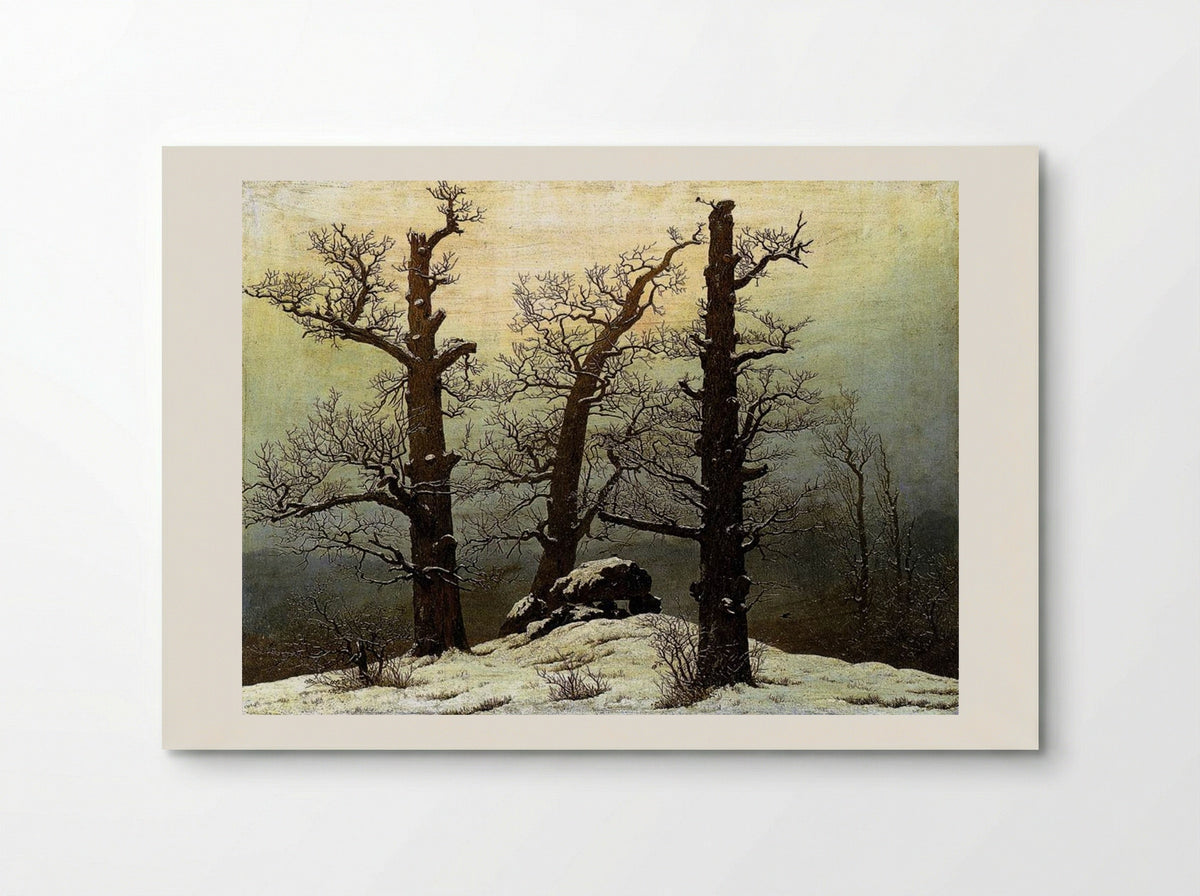 Dolmen in the Snow - Caspar David Friedrich - Poster