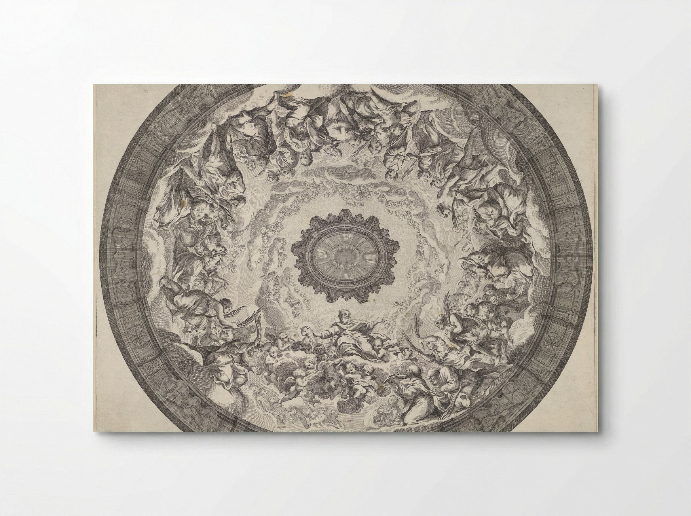 Dome Decoration with the Adoration of the Lamb - Francesco Faraone Aquila - Poster
