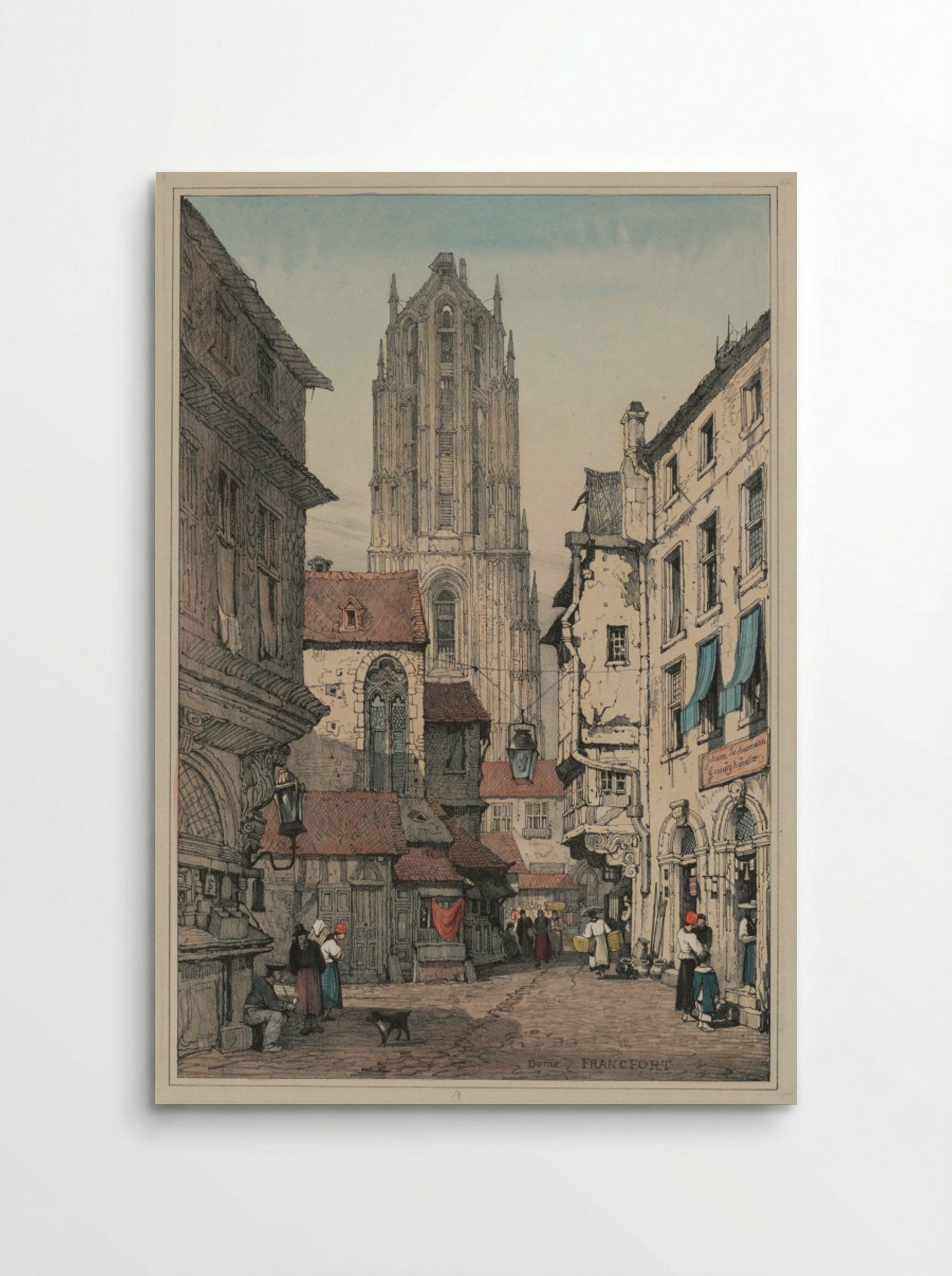 Dome, Francfort - Samuel Prout - Poster