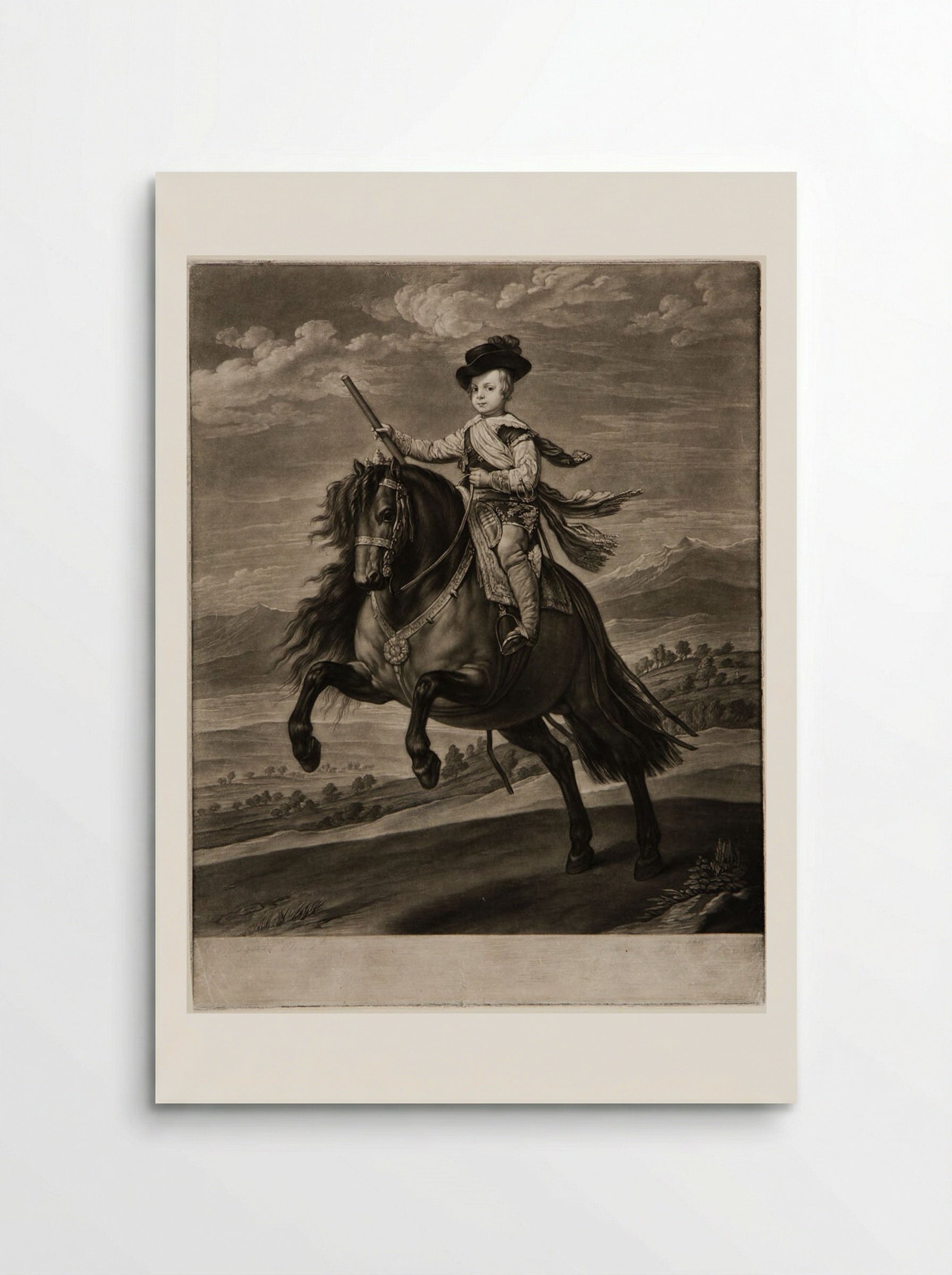 Don Balthazar Carlos on Horseback - Richard Earlom - Poster