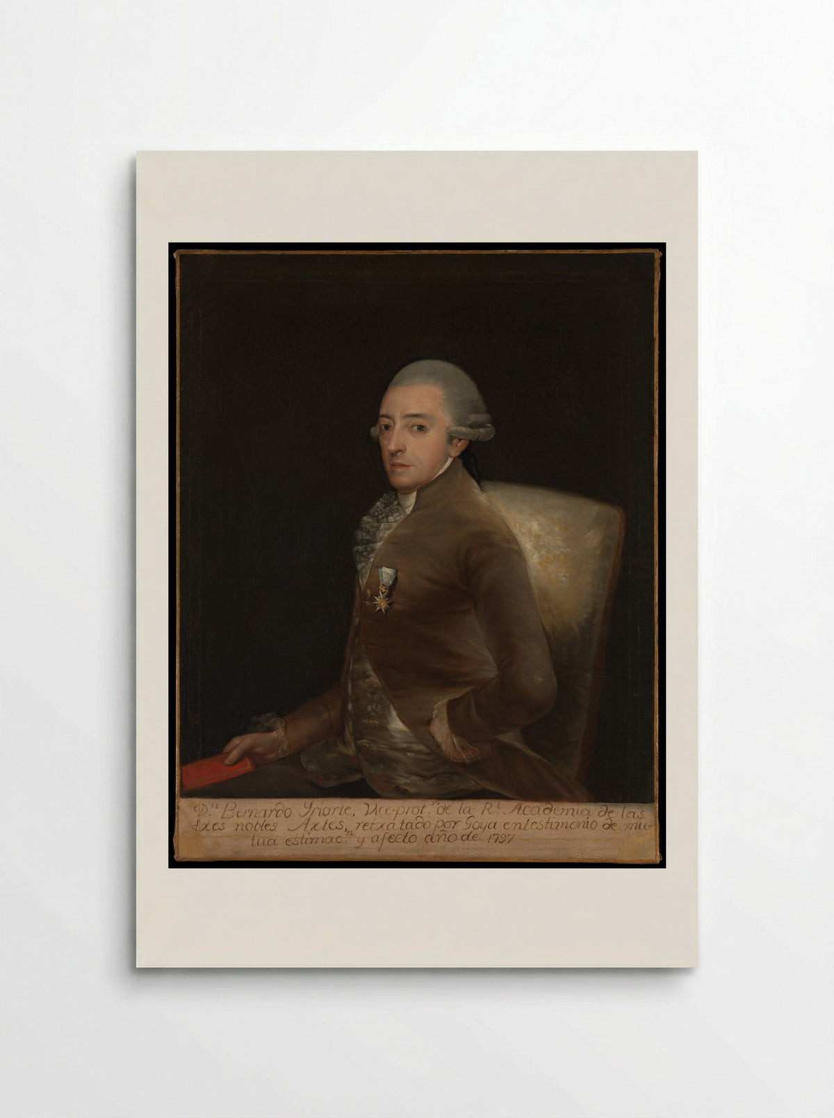 Don Bernardo de Iriarte - Francisco de Goya - Poster