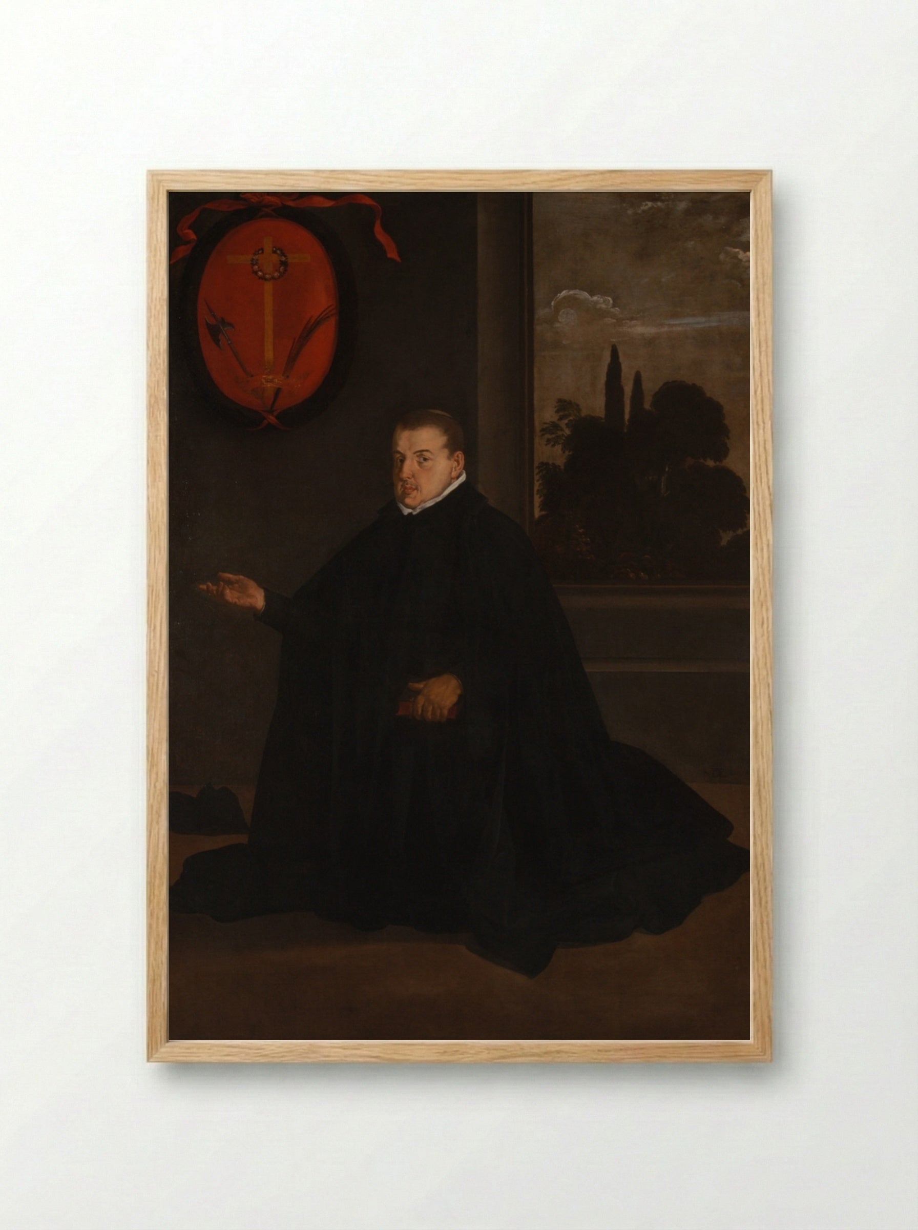 Don Cristóbal Suárez de Ribera - Diego Velázquez - Framed Print Wood