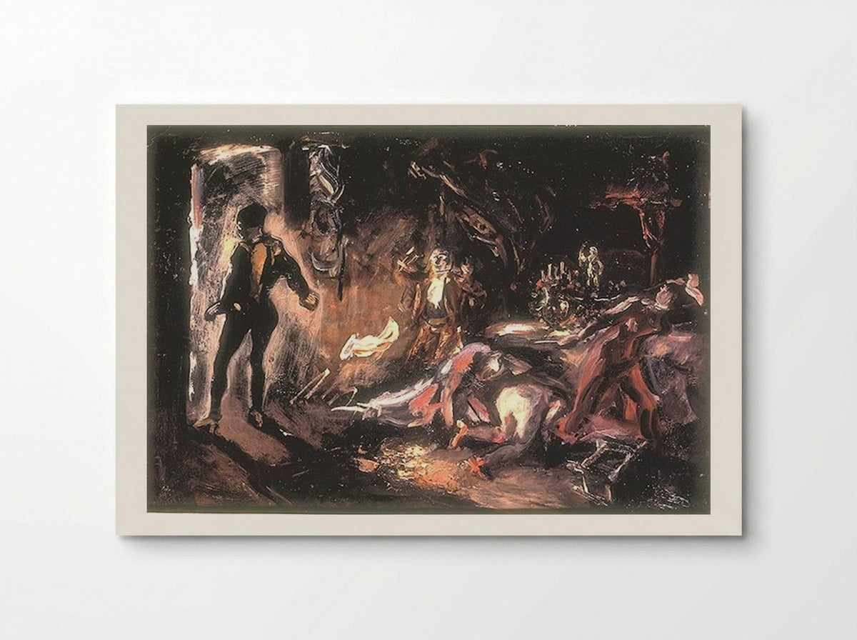 Don Juan's Encounter with the Stony Guest - Max Slevogt - Poster