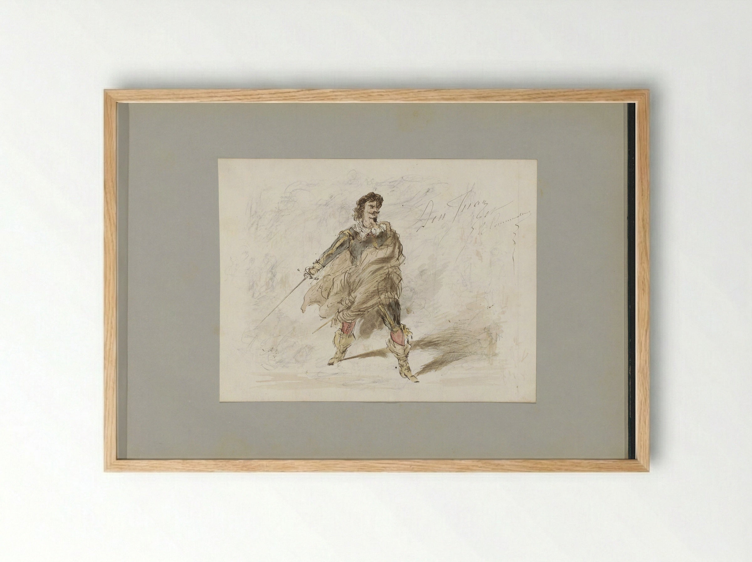 Don Juan - Alexander Ver Huell - Framed Print Wood