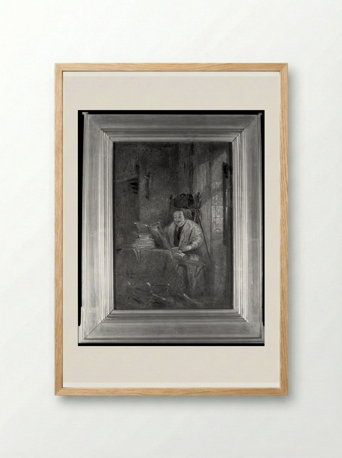 Don Quixote - Richard Parkes Bonington - Framed Print Wood