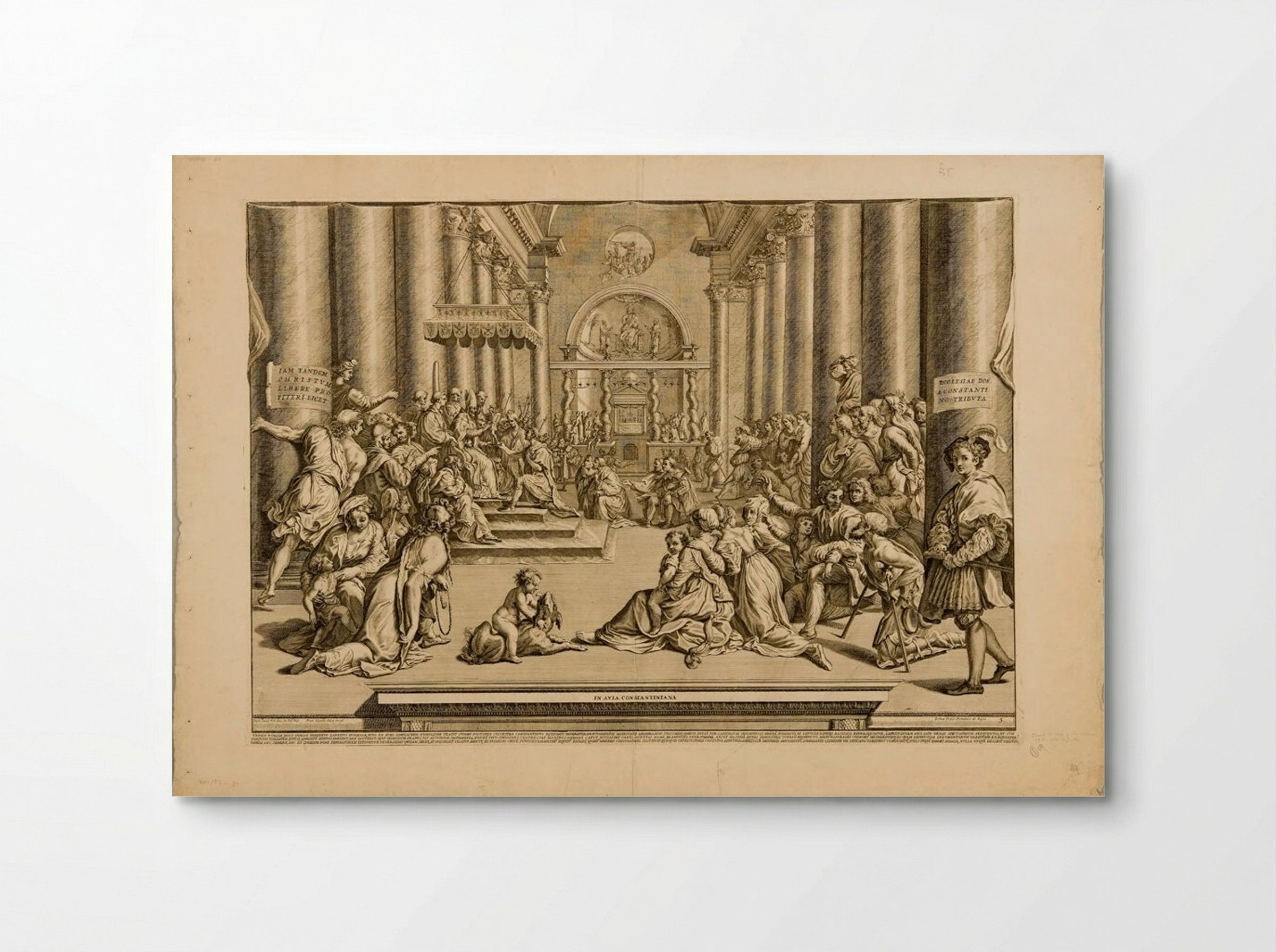 Donation of Rome - Francesco Faraone Aquila - Poster