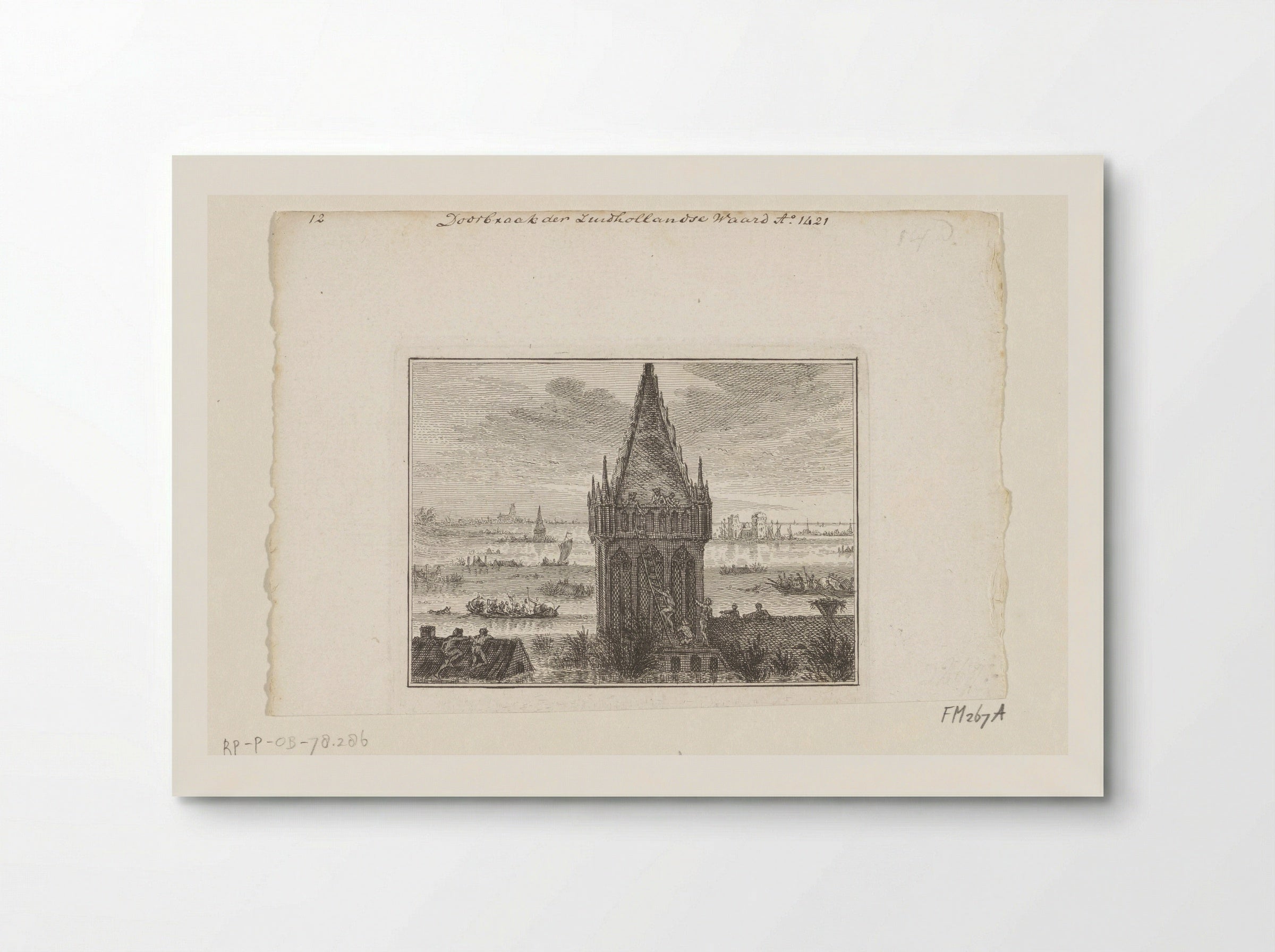 Doorbraak der Zuidhollandse Waard - Unknown Artist - Poster