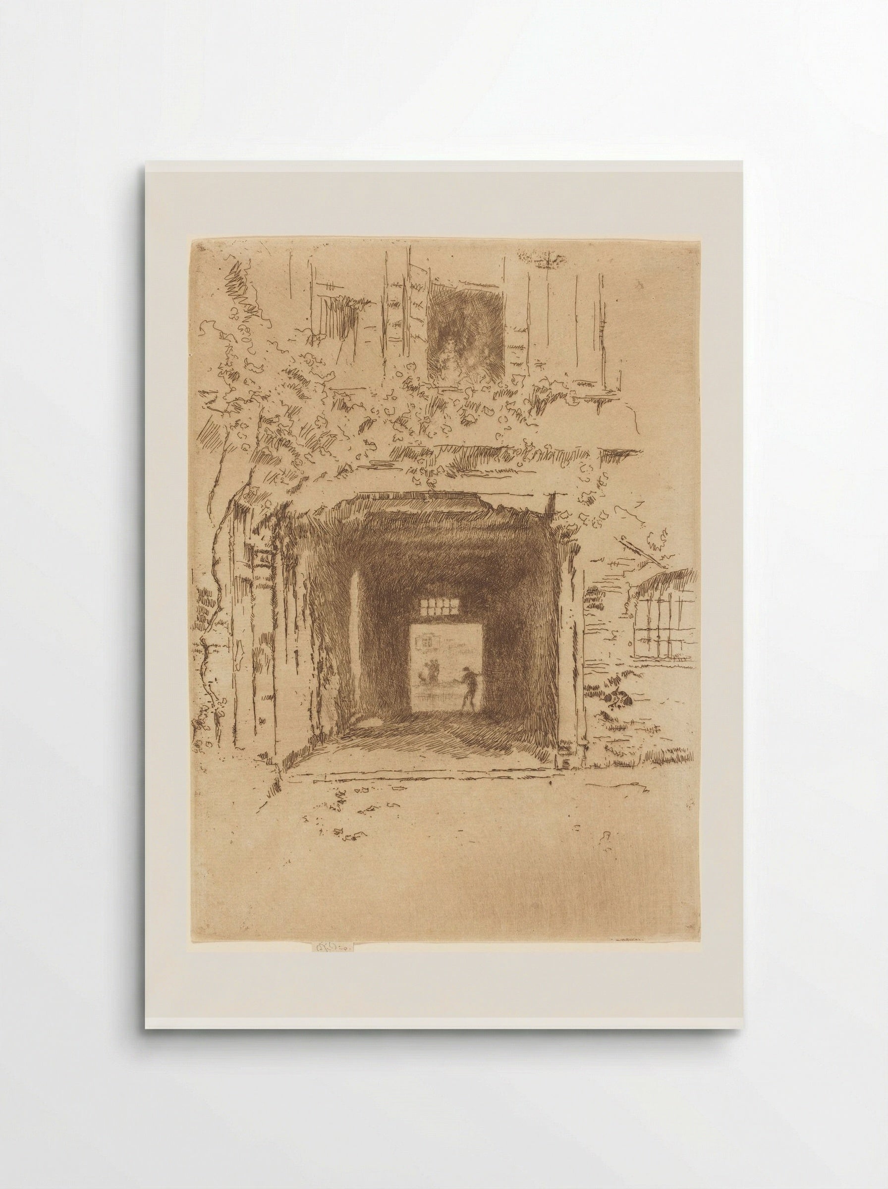 Doorway and Vine - James Abbott McNeill Whistler - Poster