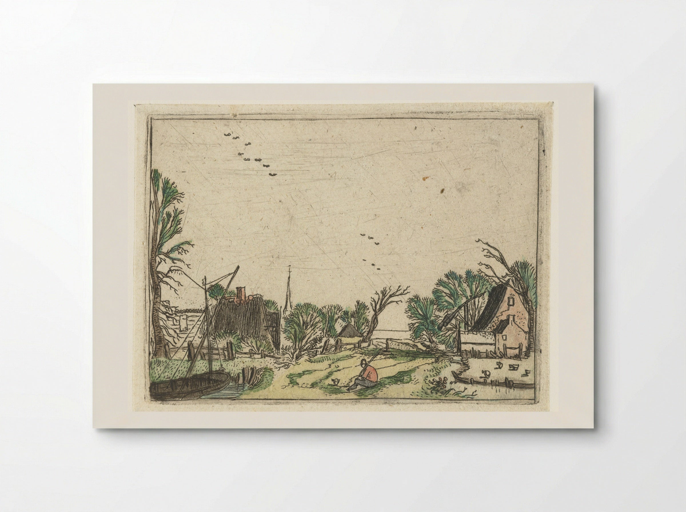 Dorp - Esaias van de Velde - Poster