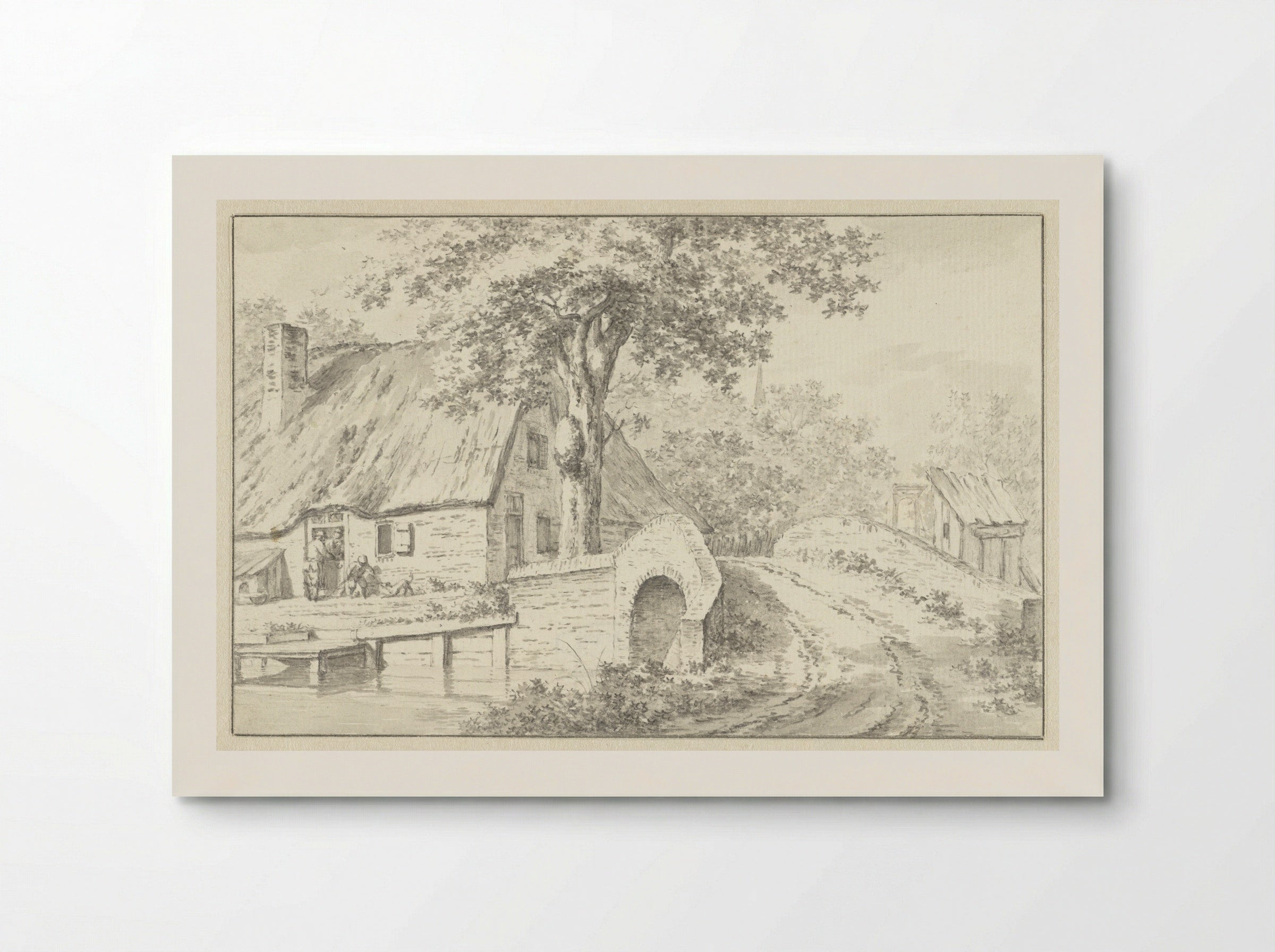 Dorpsgezicht (Village View) - Jacob Cats - Poster