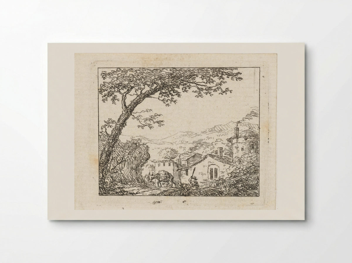 Dorpsgezicht (Village View) - Johanna de Bruyn - Poster