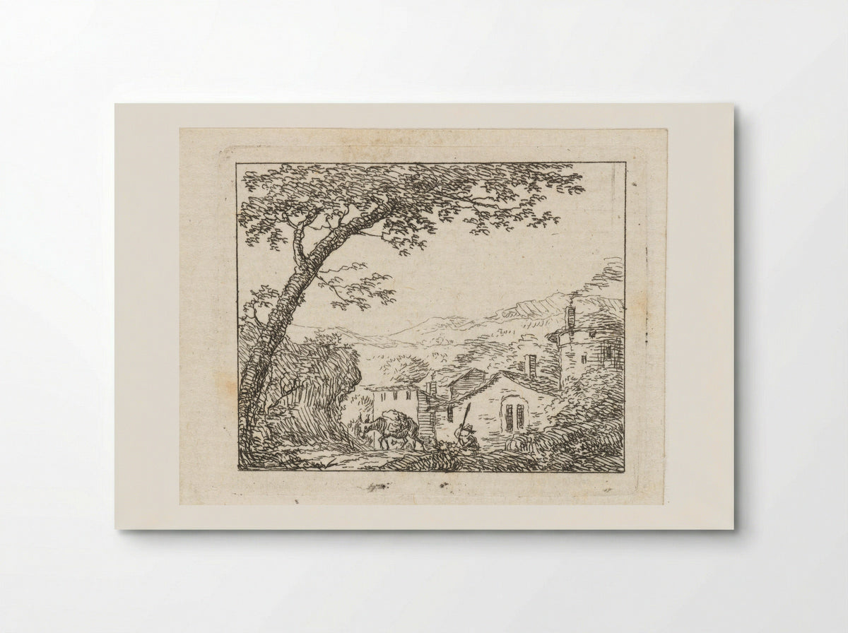 Dorpsgezicht (Village View) - Johanna de Bruyn - Poster