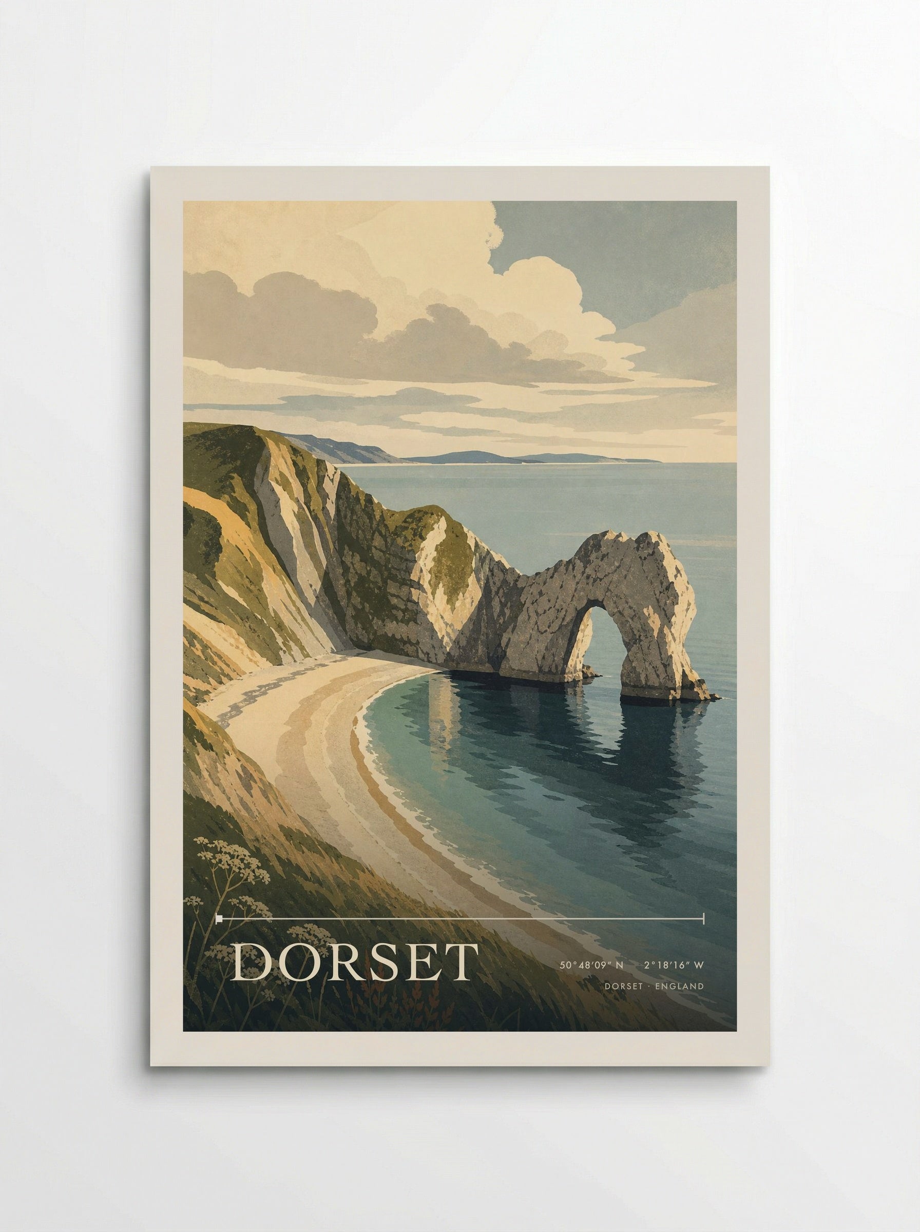 Dorset England Travel Poster - Poster