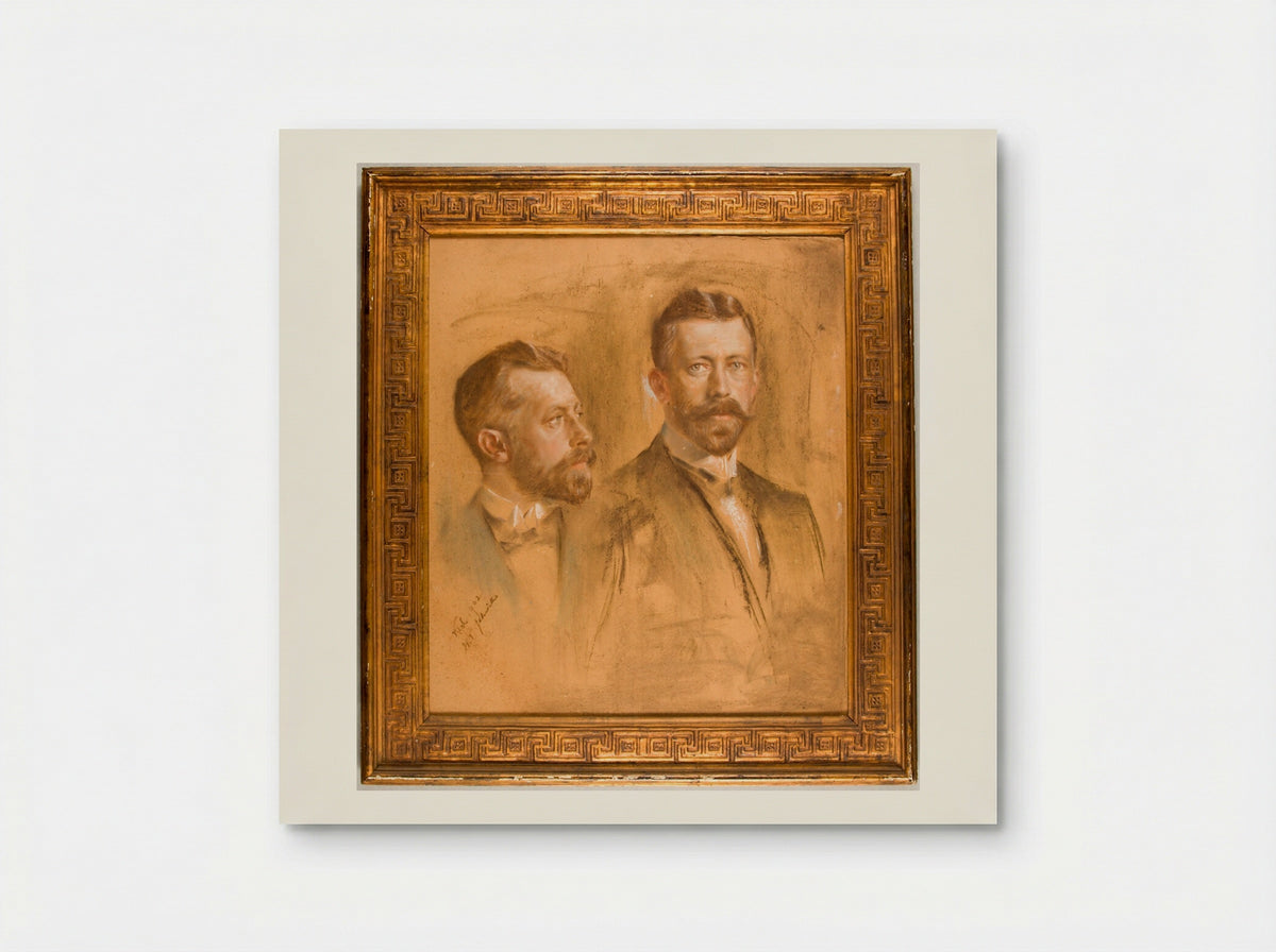 Double Portrait of Prince Heinrich of Prussia - William Valentine Schevill - Poster