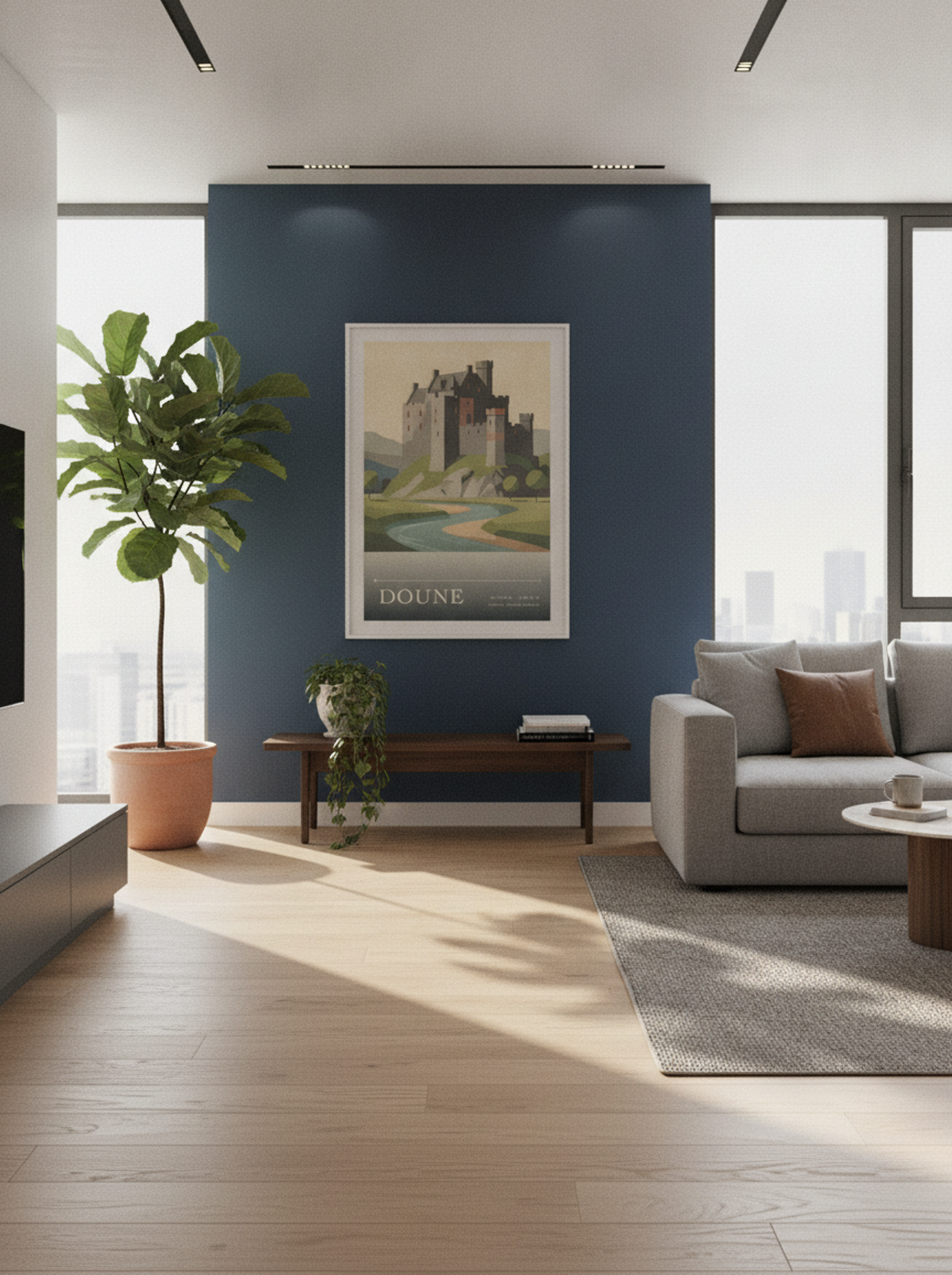 Doune Stirling United Kingdom Travel Poster - Lifestyle