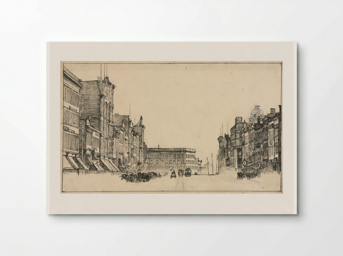 Downtown, Cleveland - Otto H. Bacher - Poster
