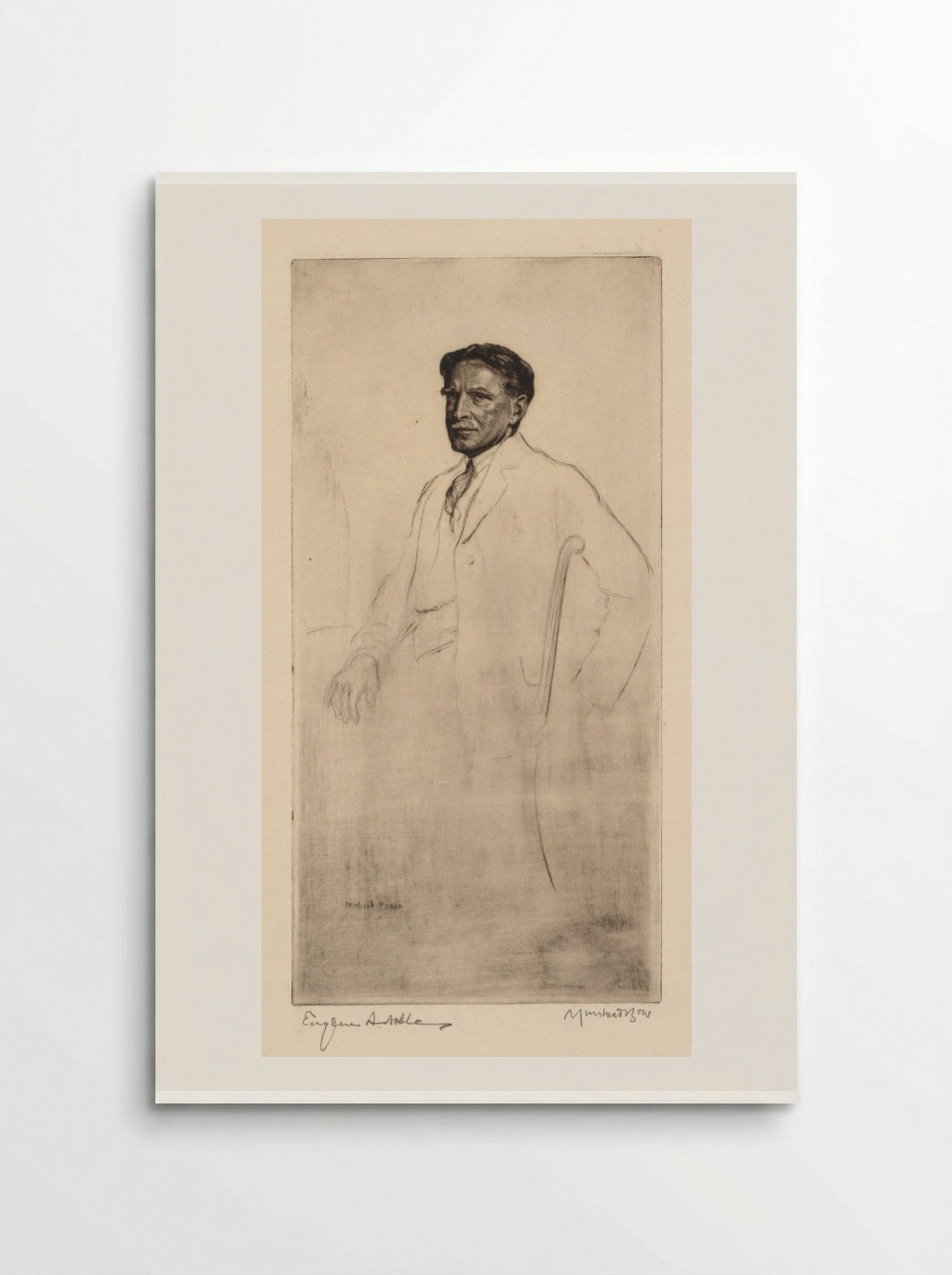 Dr. Eugene A. Noble - Muirhead Bone - Poster
