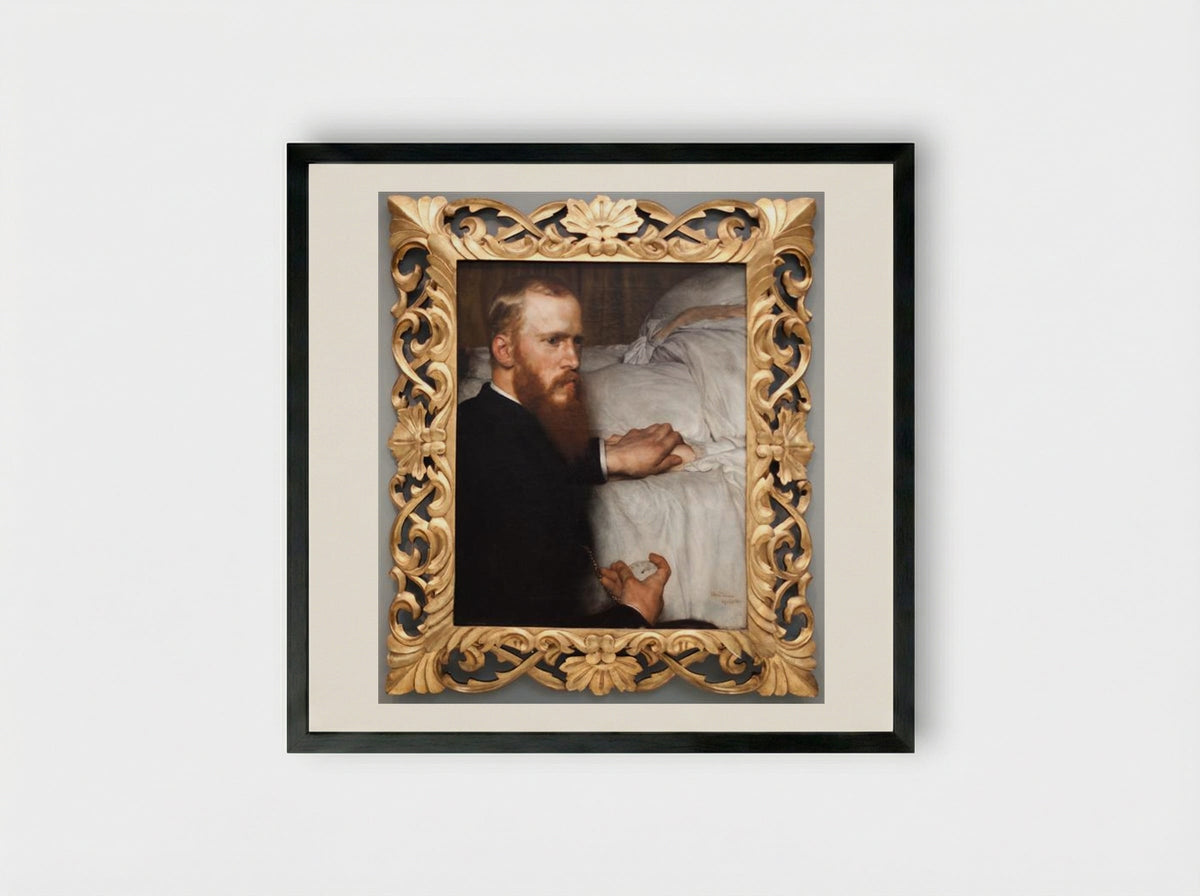 Dr. Washington Epps, My Doctor - Sir Lawrence Alma-Tadema - Framed Print Black