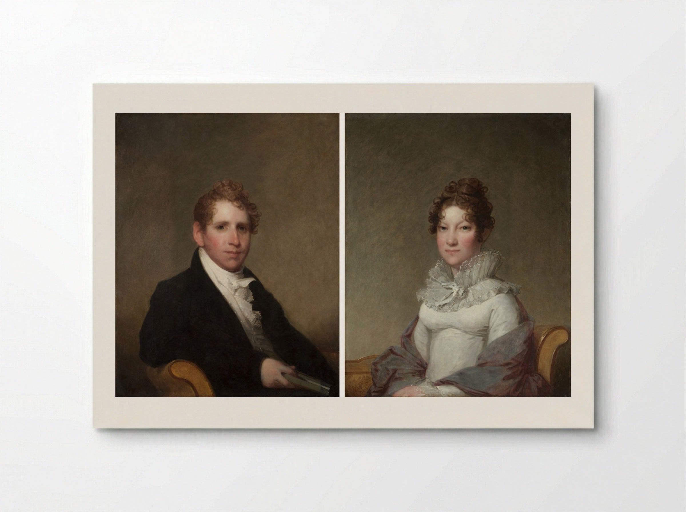 Dr. James Stuart and Mary Campbell Stuart - Gilbert Stuart - Poster