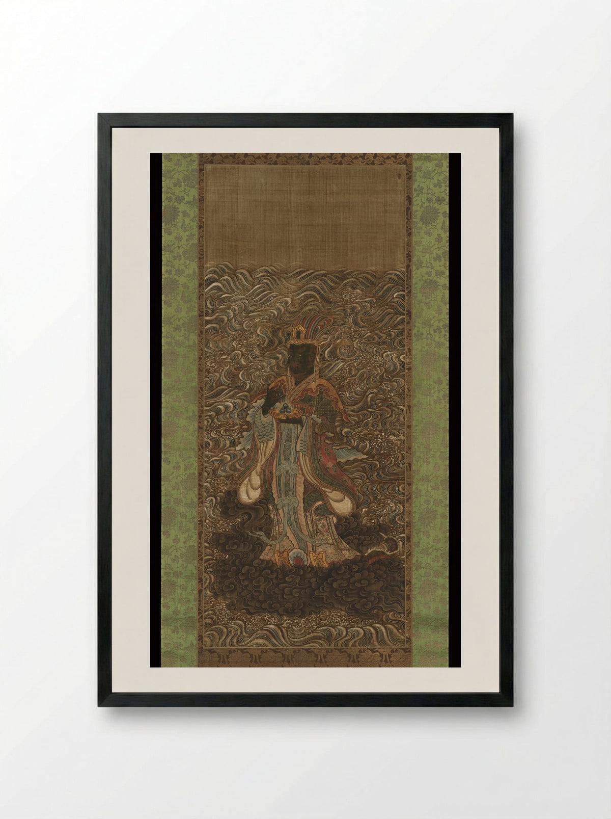 Dragon King - Fine Art Print - Framed Print Black
