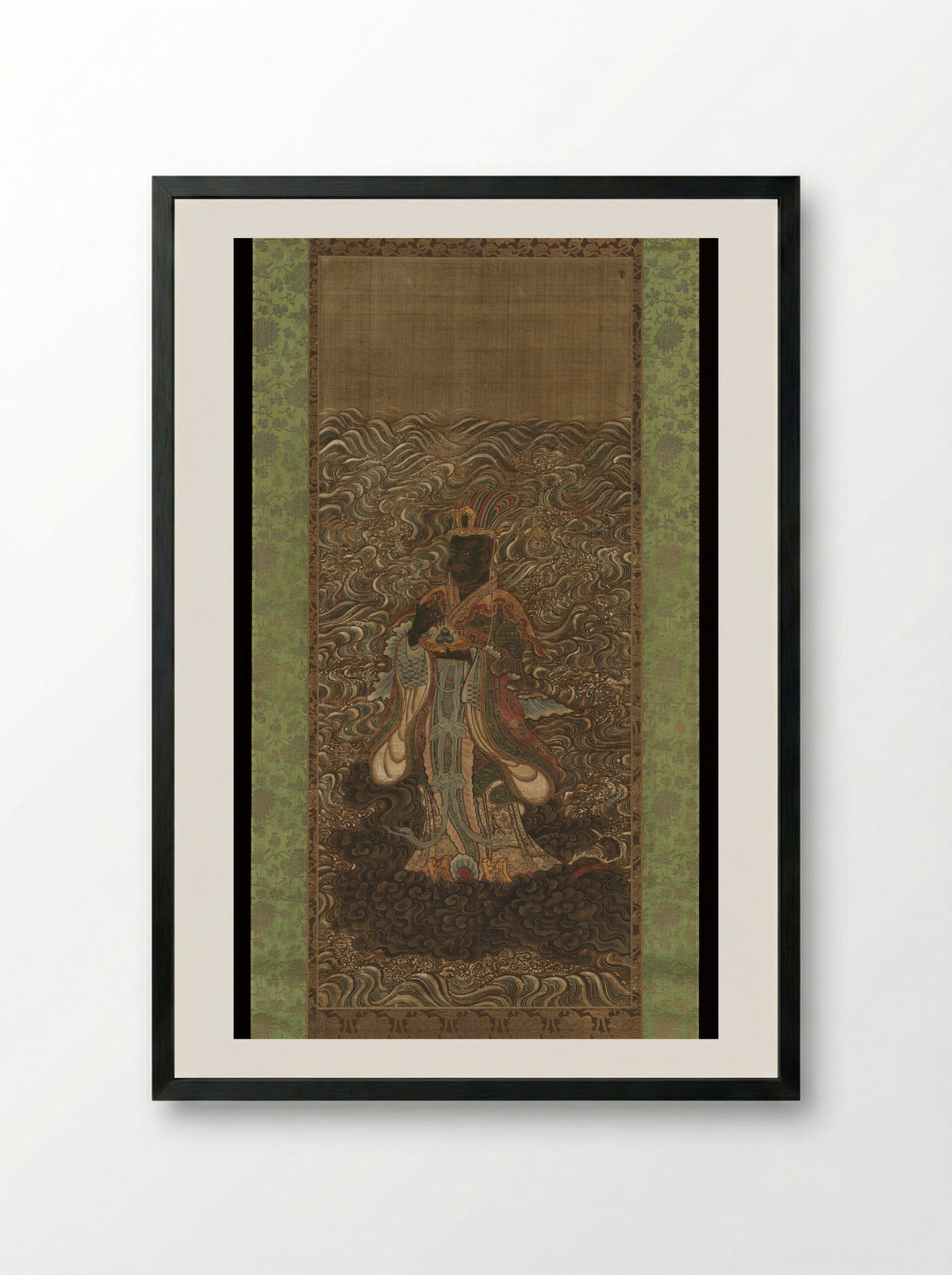 Dragon King - Fine Art Print - Framed Print Black