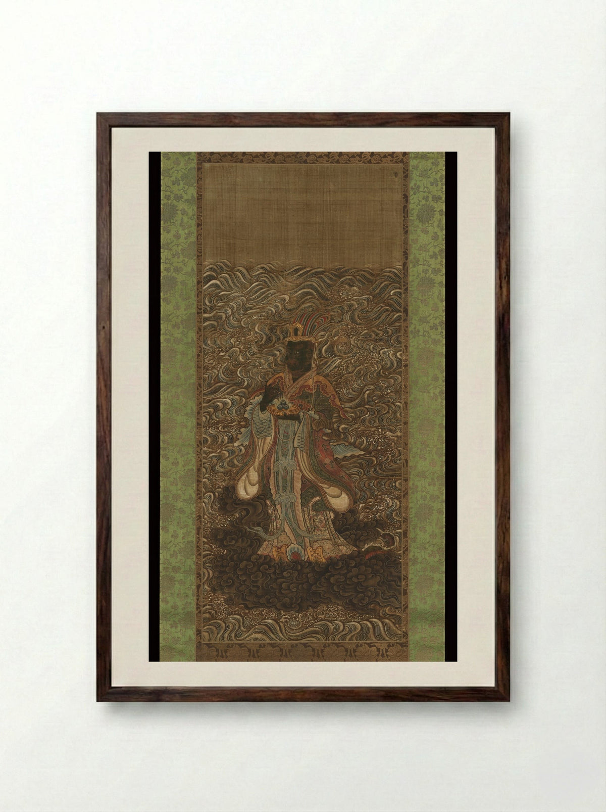 Dragon King - Fine Art Print - Framed Print Dark Wood