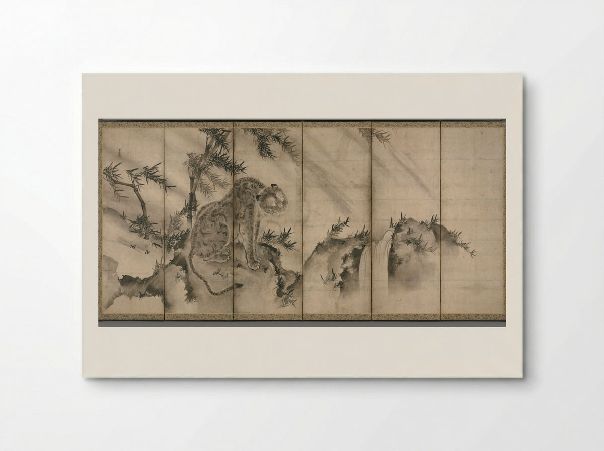 Dragon and Tiger - Sesson Shūkei - Poster