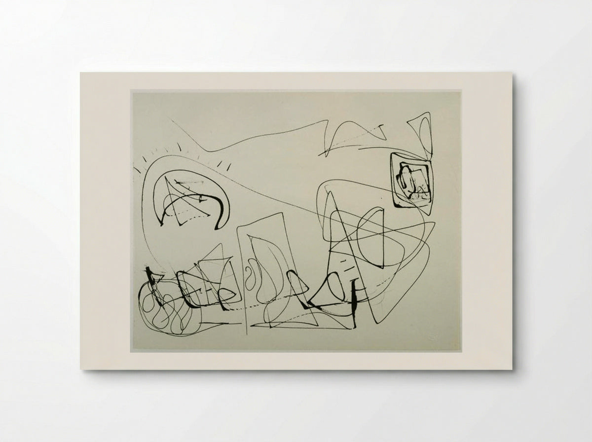 Drawing [D182] - Morris Louis - Poster