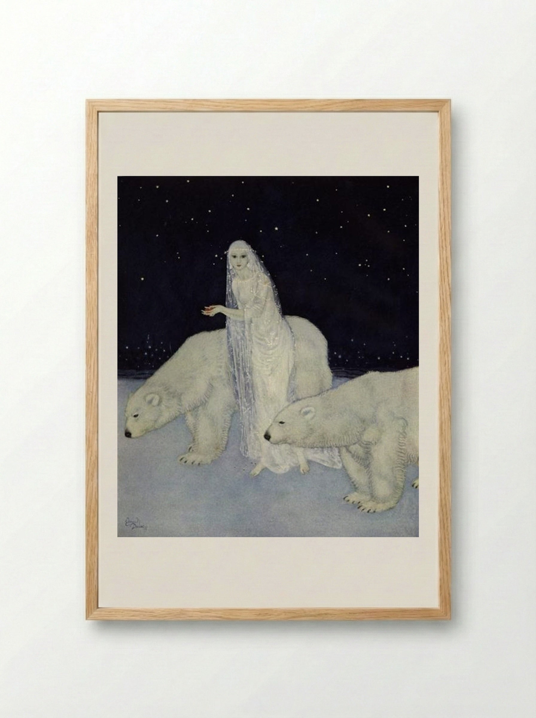 Dreamer of Dreams - Edmund Dulac - Framed Print Wood