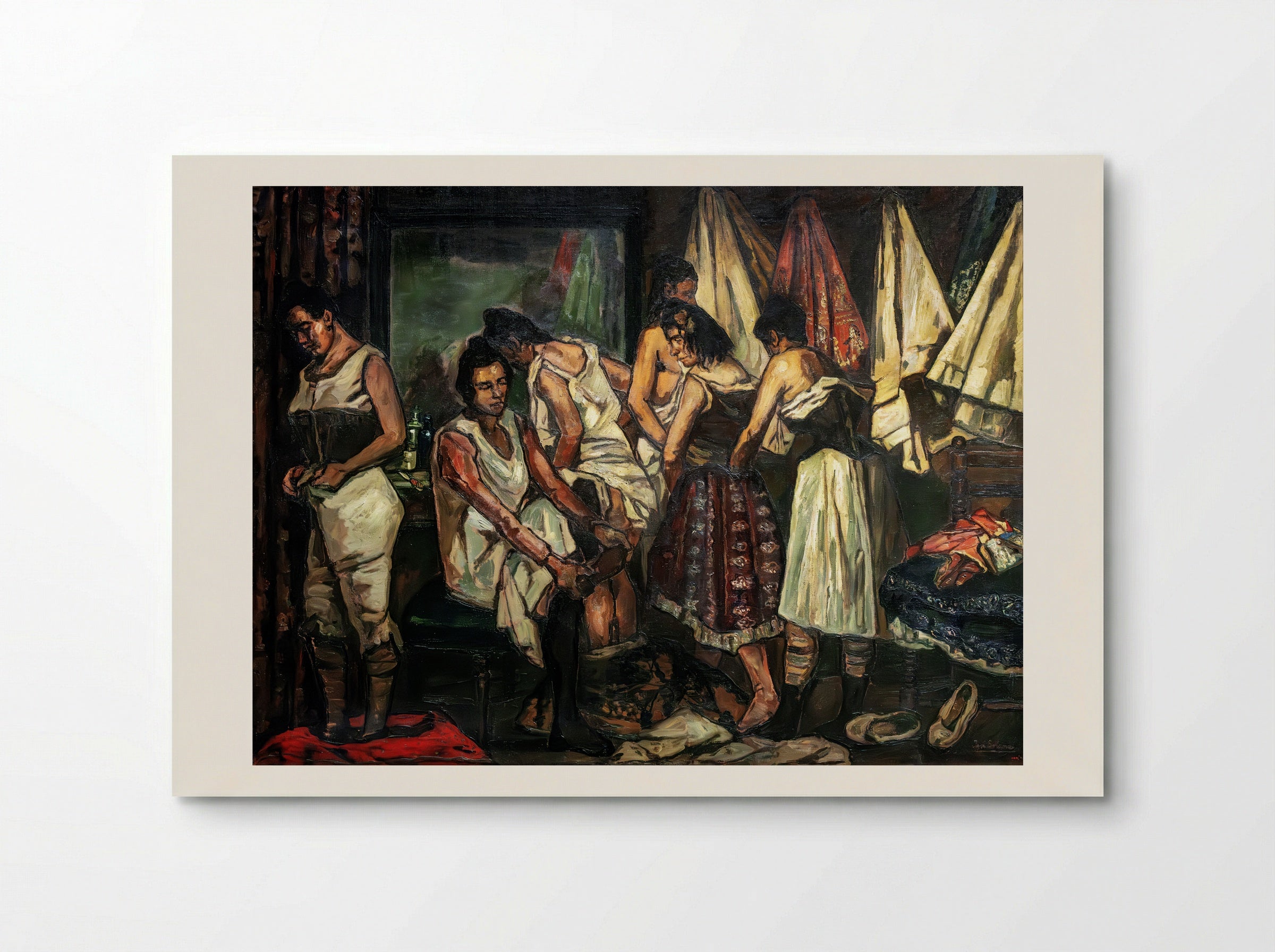 Dressing Room - José Gutiérrez Solana - Poster