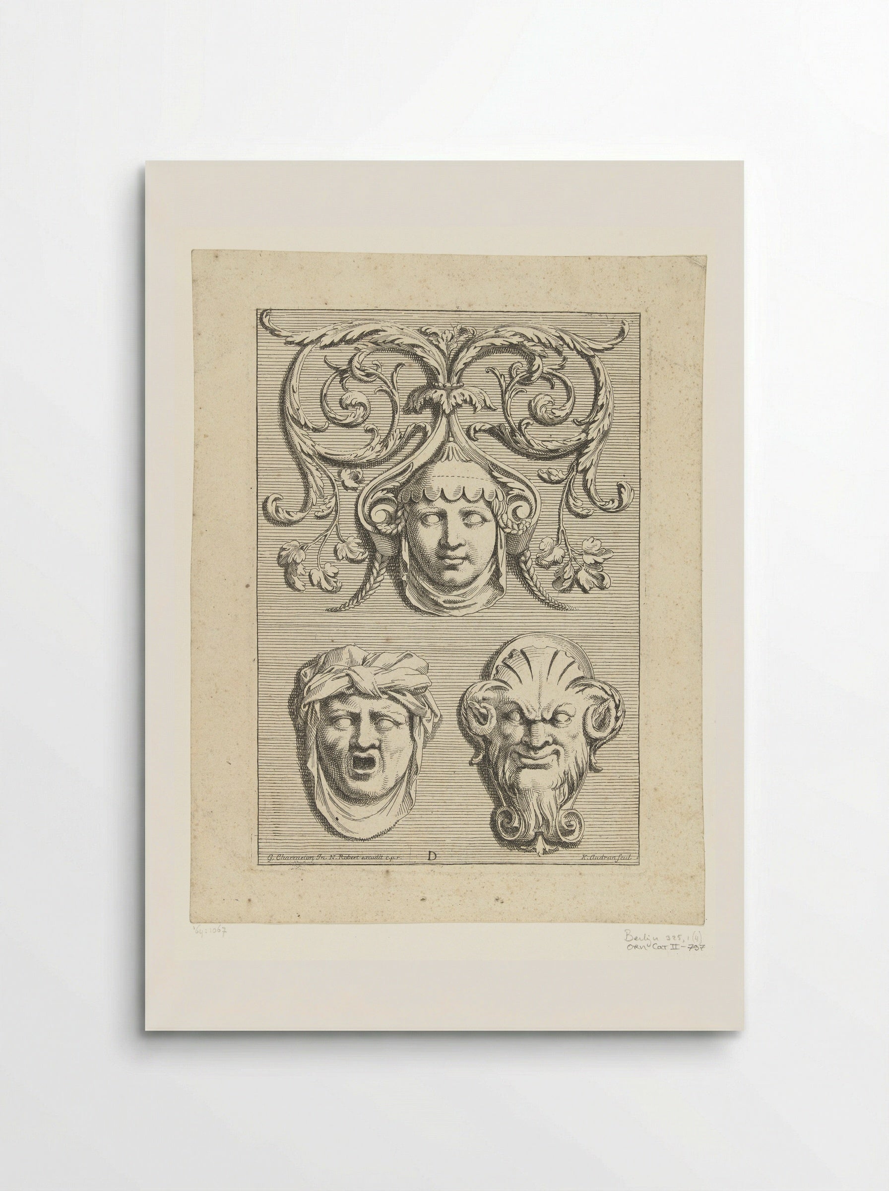 Drie maskers - Nicolas Robert - Poster