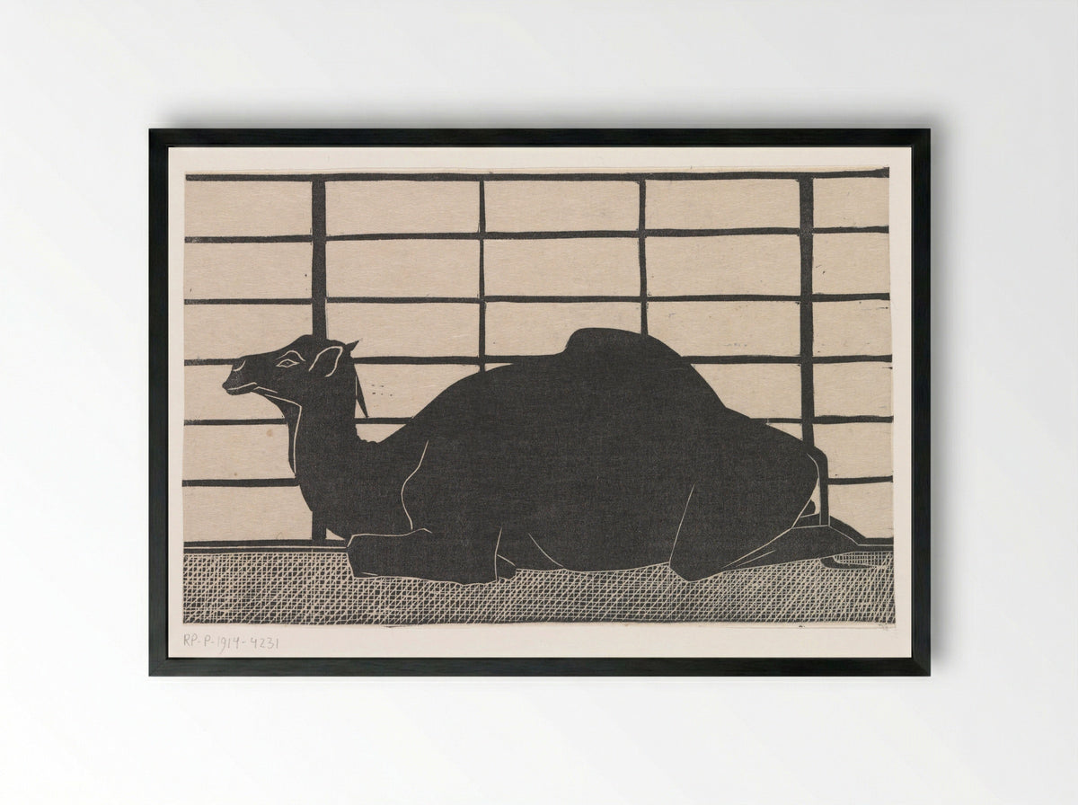 Dromedaris - Samuel Jessurun de Mesquita - Framed Print Black