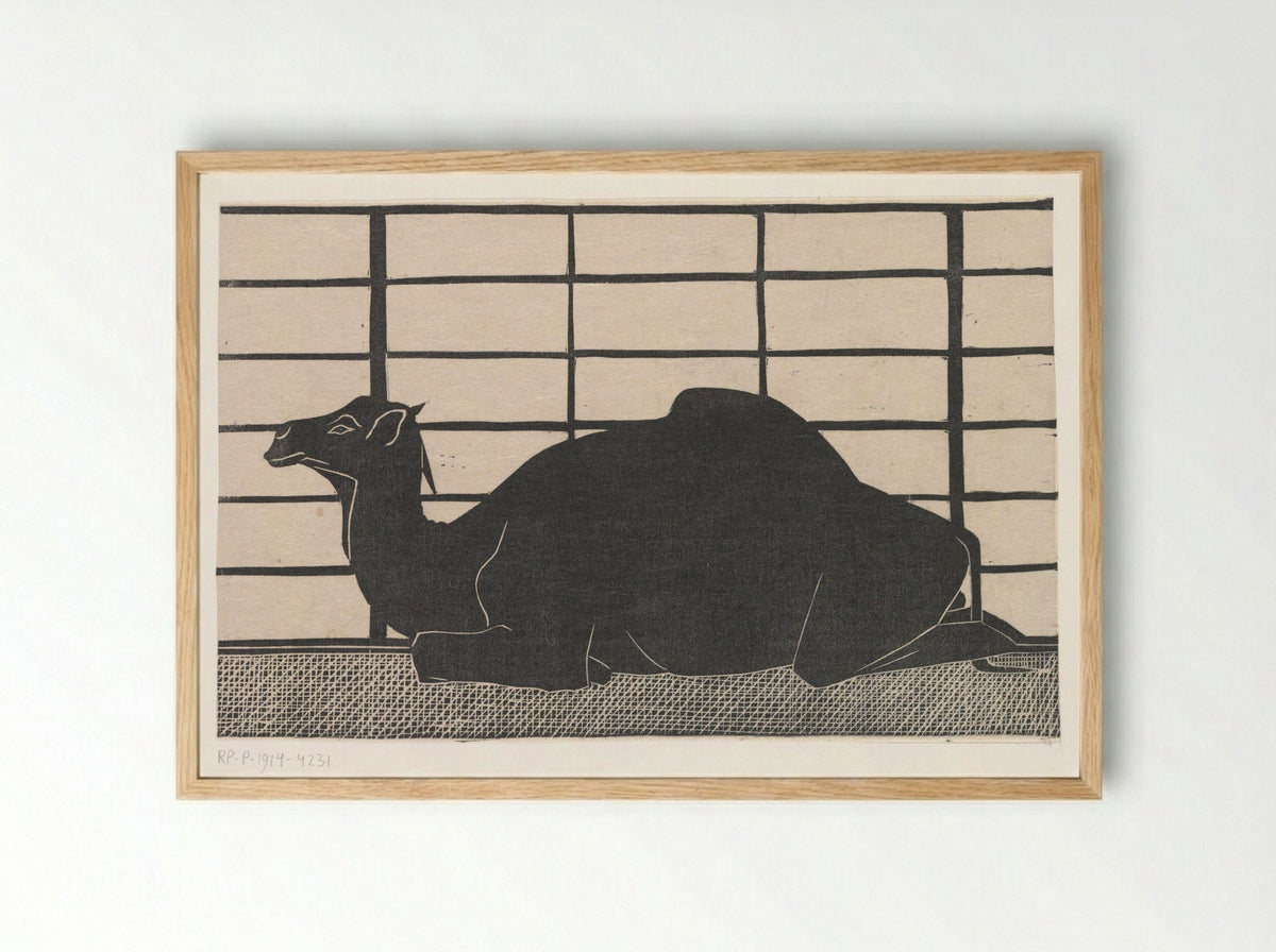 Dromedaris - Samuel Jessurun de Mesquita - Framed Print Wood