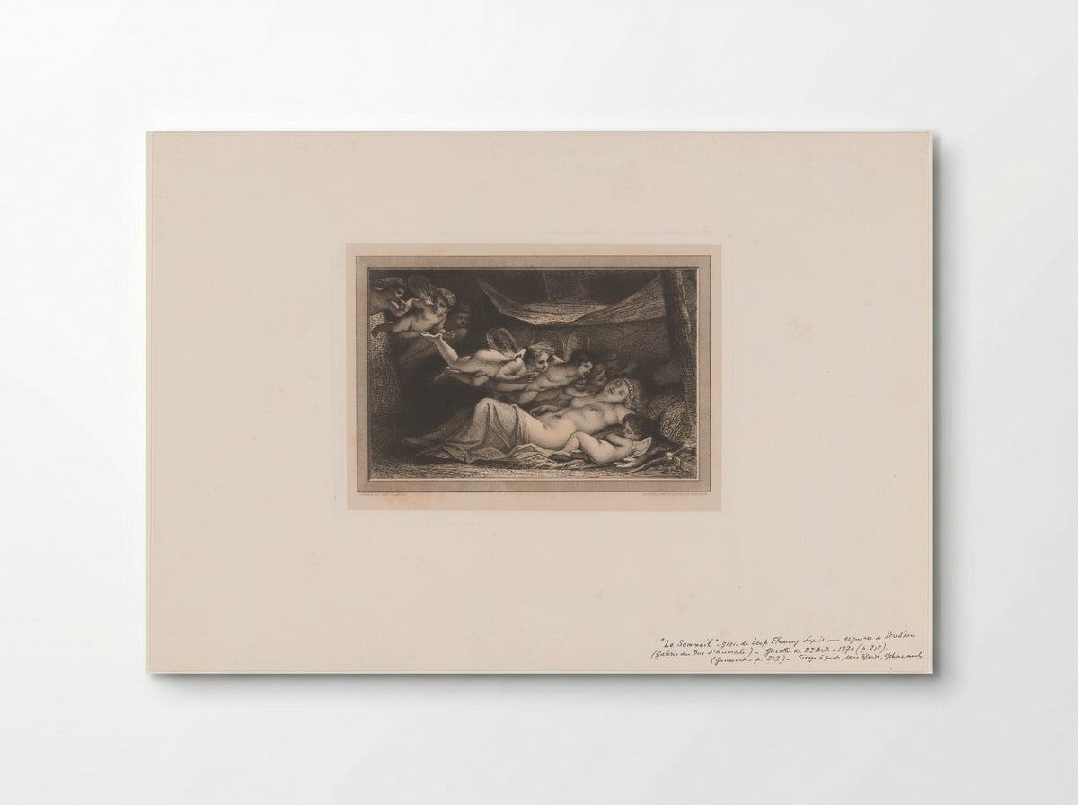 Dromende Psyche - Léopold Flameng - Poster